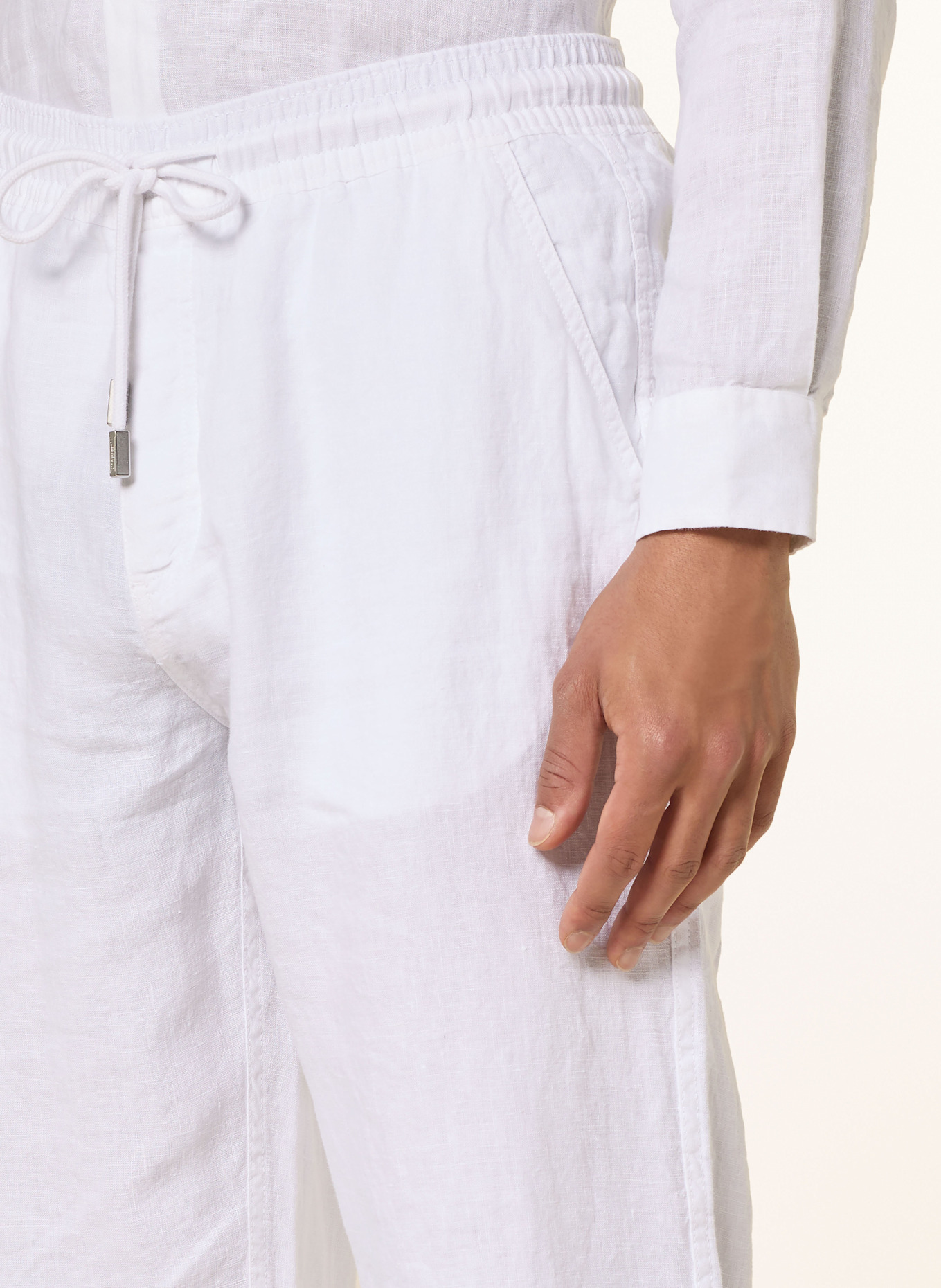 VILEBREQUIN Leinenhose PACHA : WEISS