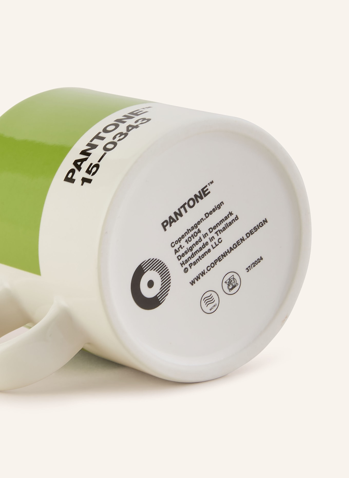 PANTONE tasse à espresso: VERT CLAIR