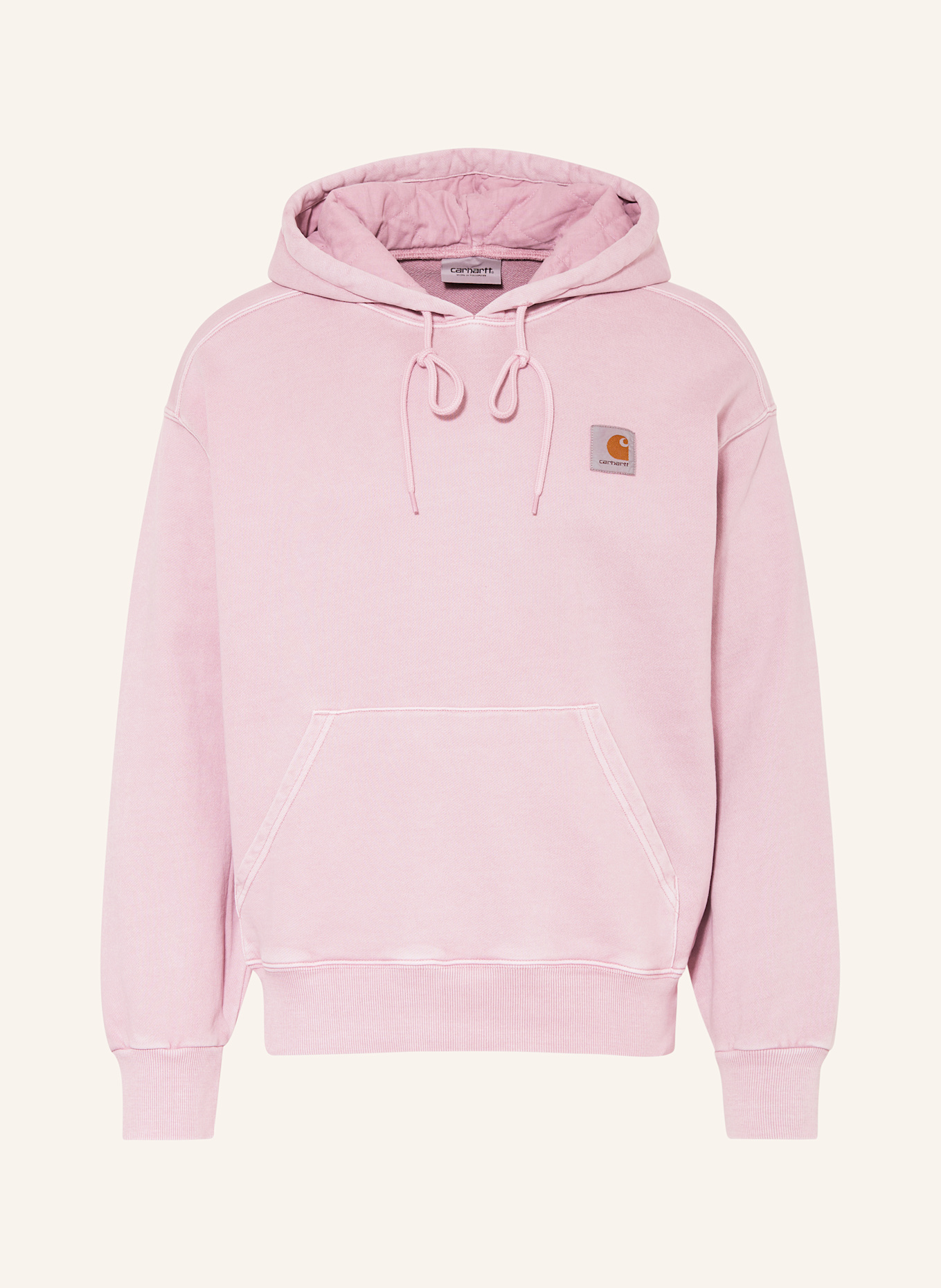 carhartt WIP Bluza z kapturem NELSON: BLADORÓŻOWY