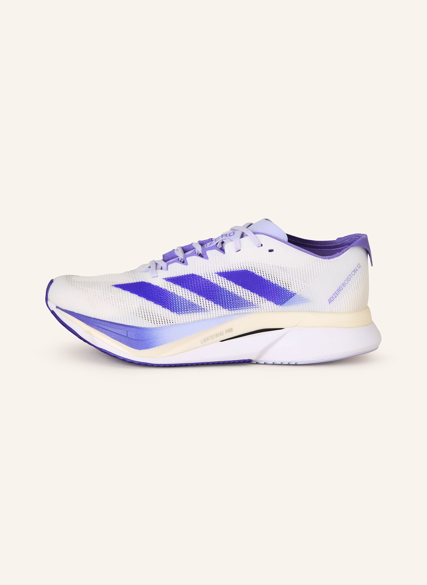 adidas Laufschuhe ADIZERO BOSTON 12: ECRU/ LILA