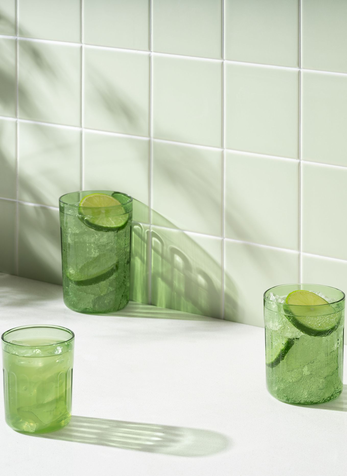 bodum 4er-Set Biergläser: GRÜN