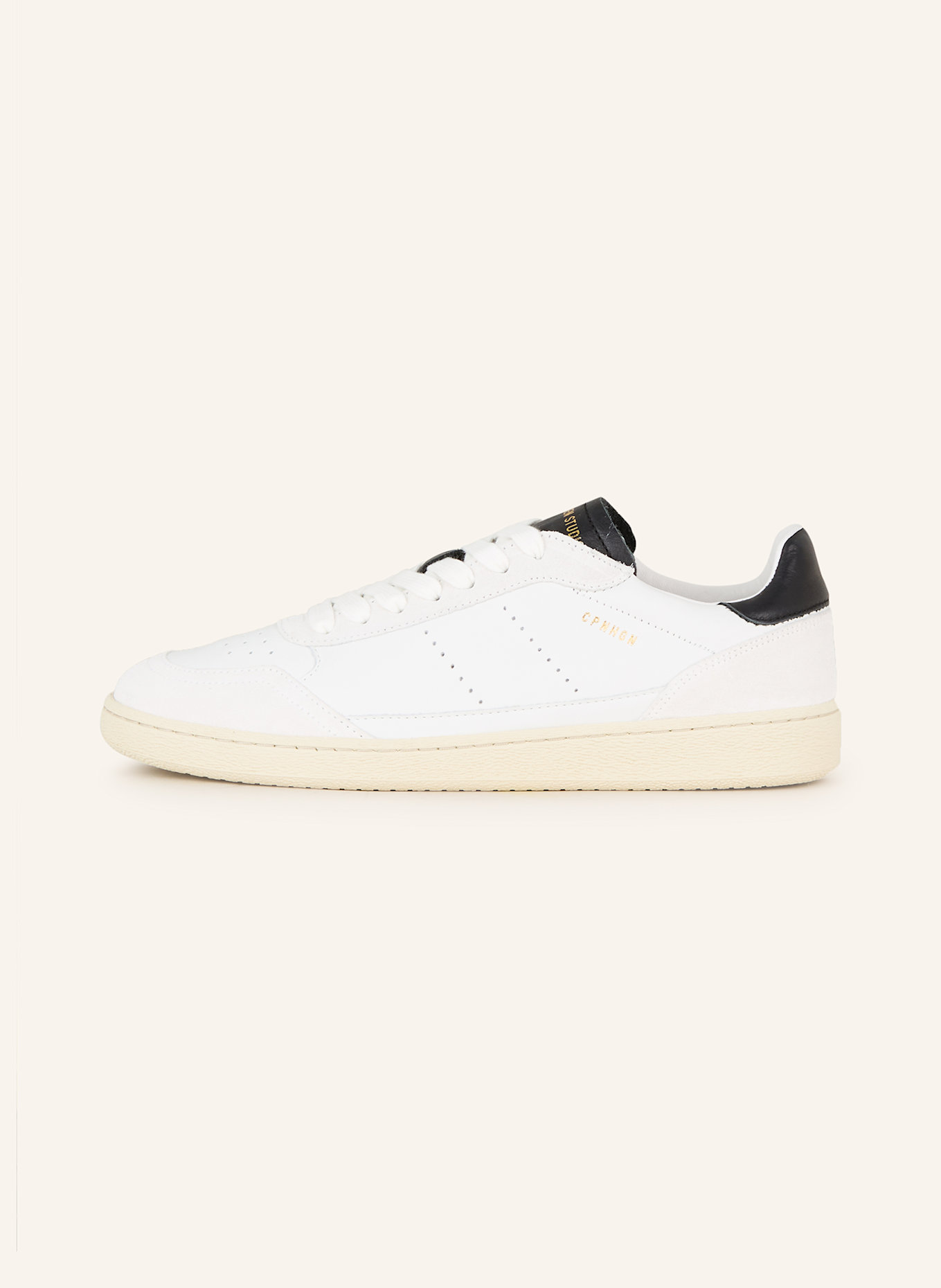 COPENHAGEN STUDIOS Sneaker CPH255: WEISS / SCHWARZ