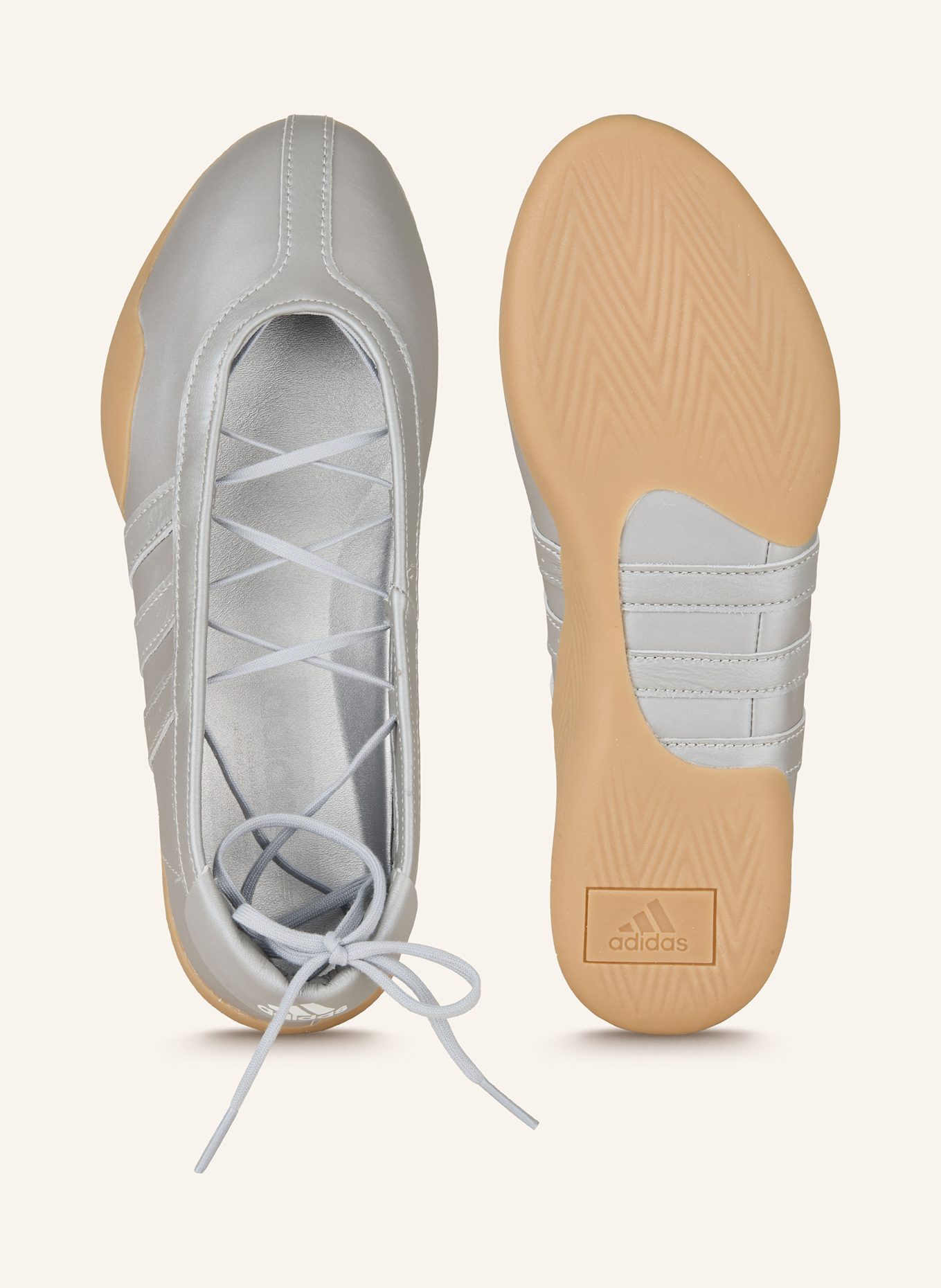 adidas Originals Ballerinas TAEKWANDO MEI BALLET: SILBER