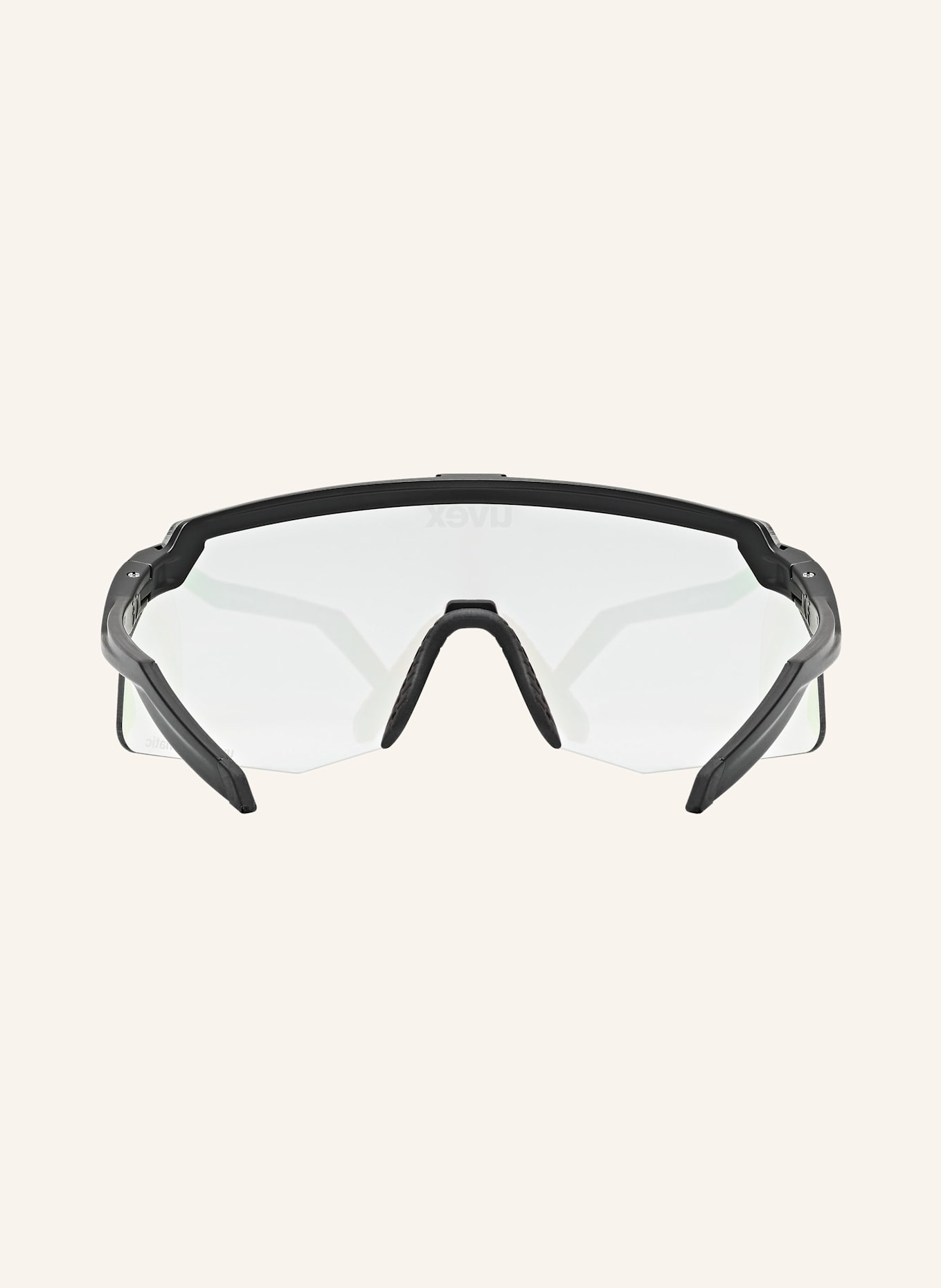 uvex Okulary rowerowe PACE STAGE S V: 00156 – CZARNY/ PRZEZROCZYSTY