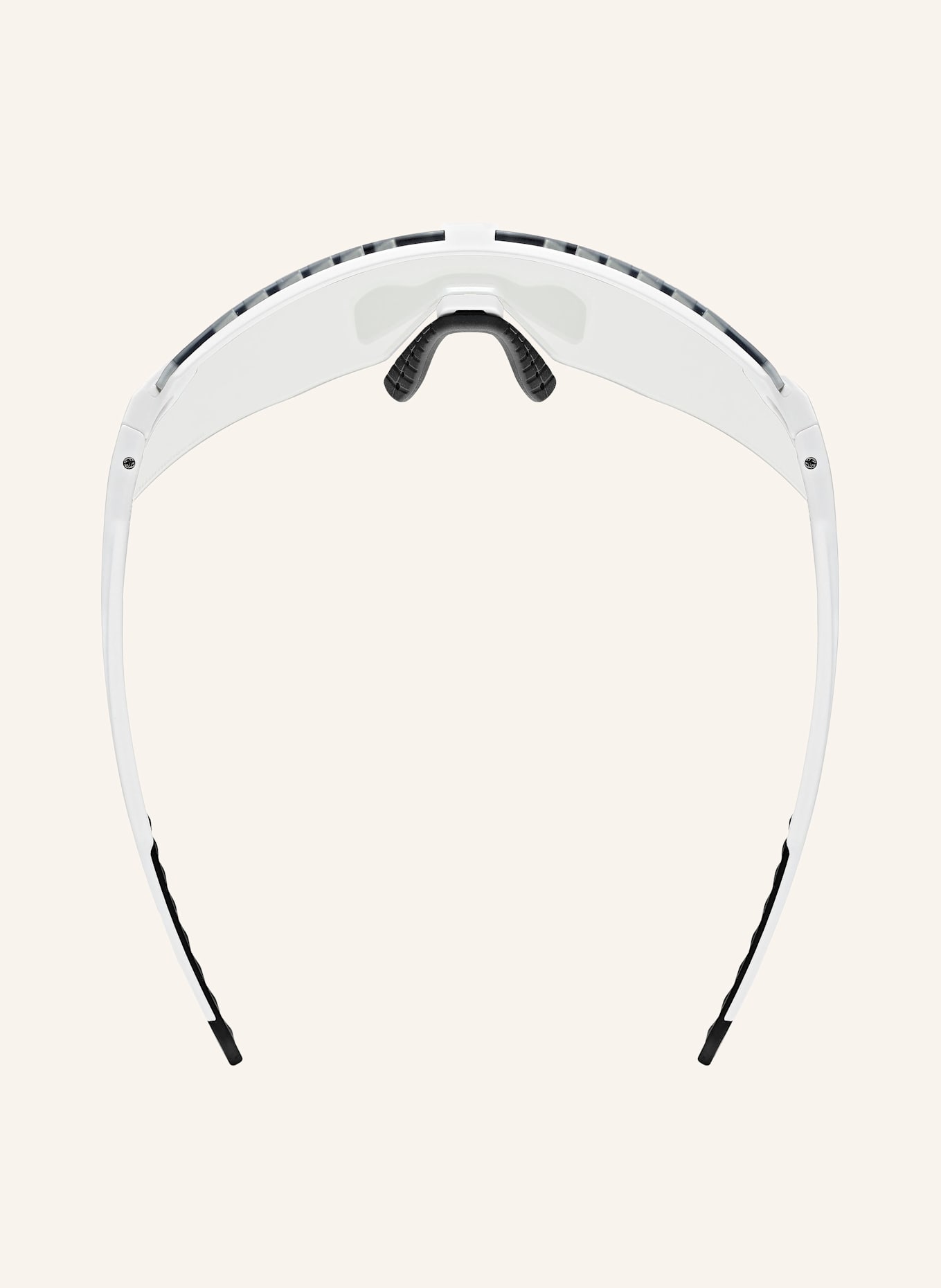 uvex Okulary rowerowe PACE STAGE V: 01403 – BIAŁY/ PRZEZROCZYSTY