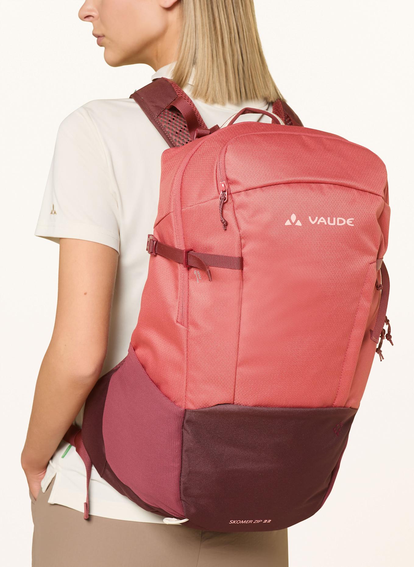 VAUDE Backpack SKOMER 22 l: LIGHT RED / DARK RED