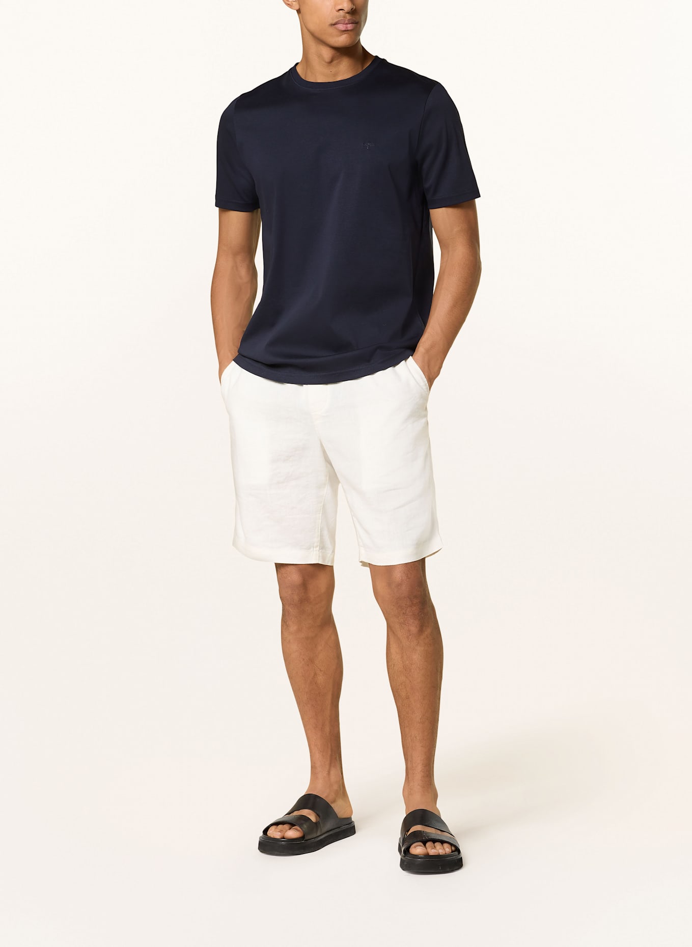 FYNCH-HATTON Tričko: TMAVĚ MODRÁ