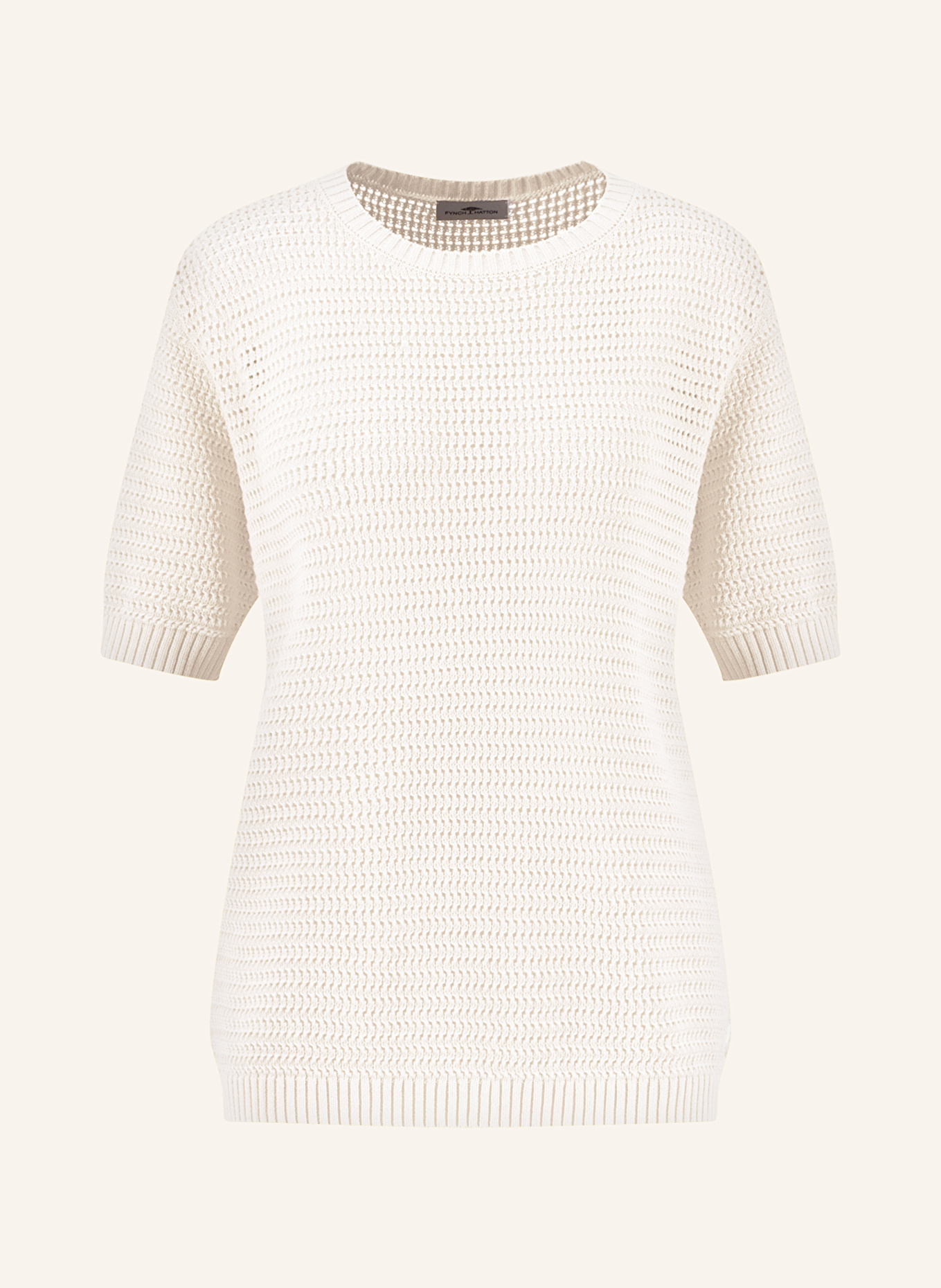 FYNCH-HATTON Knit shirt: ECRU