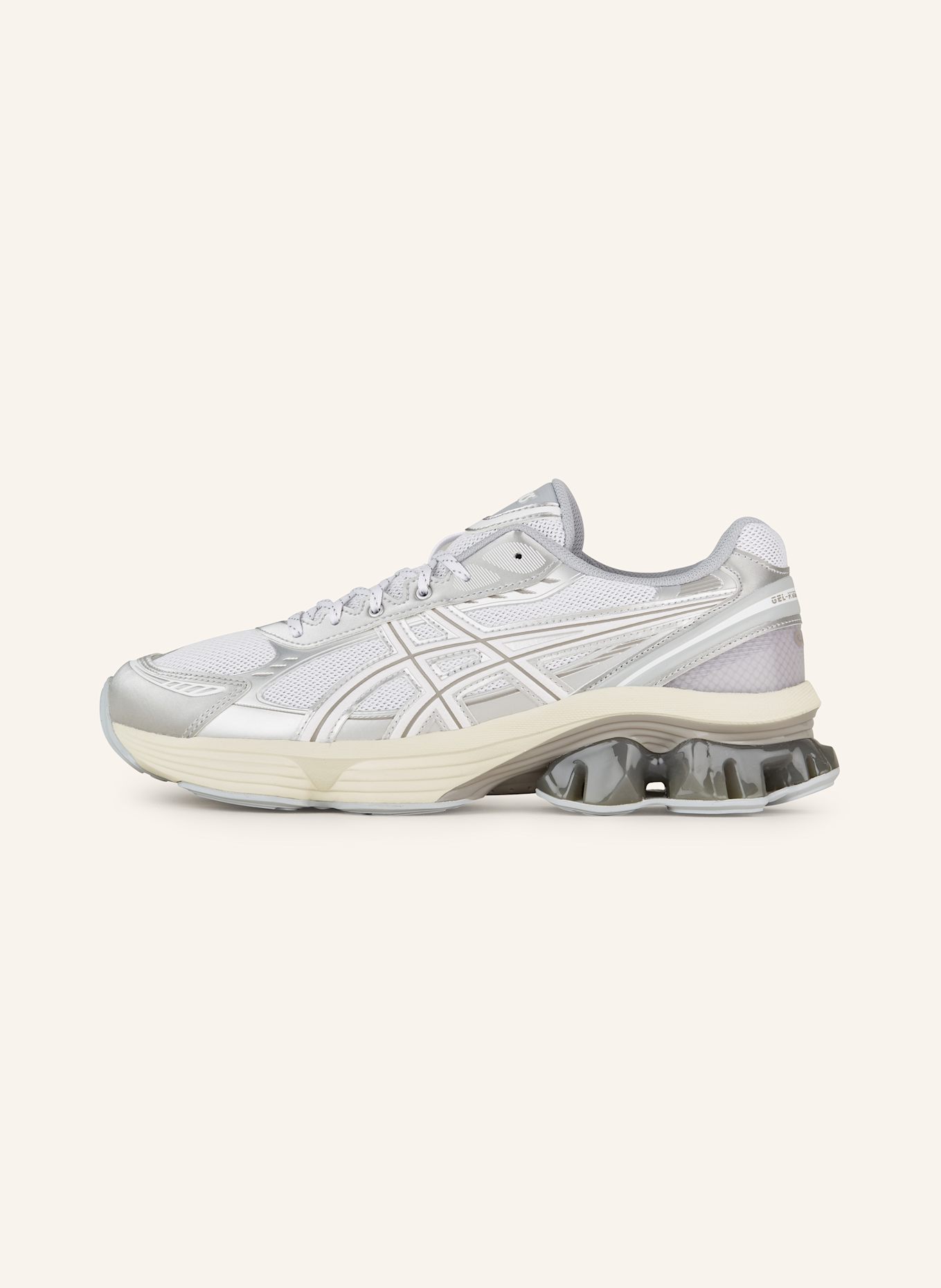 ASICS Sneaker GEL-KINETIC FLUENT: WEISS/ GRAU/ SILBER