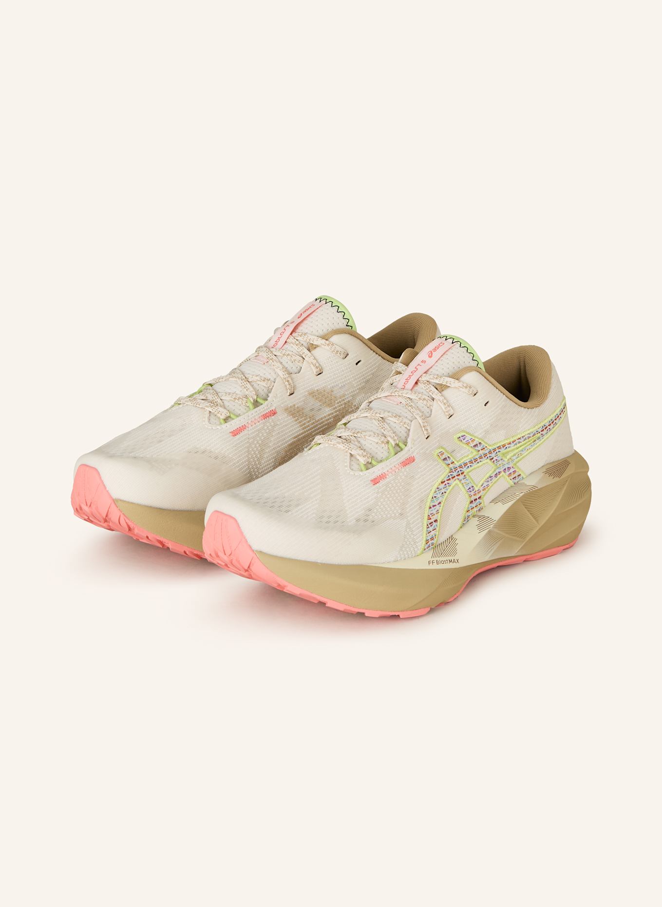 ASICS Laufschuhe NOVABLAST 5 TR: CREME / GELB