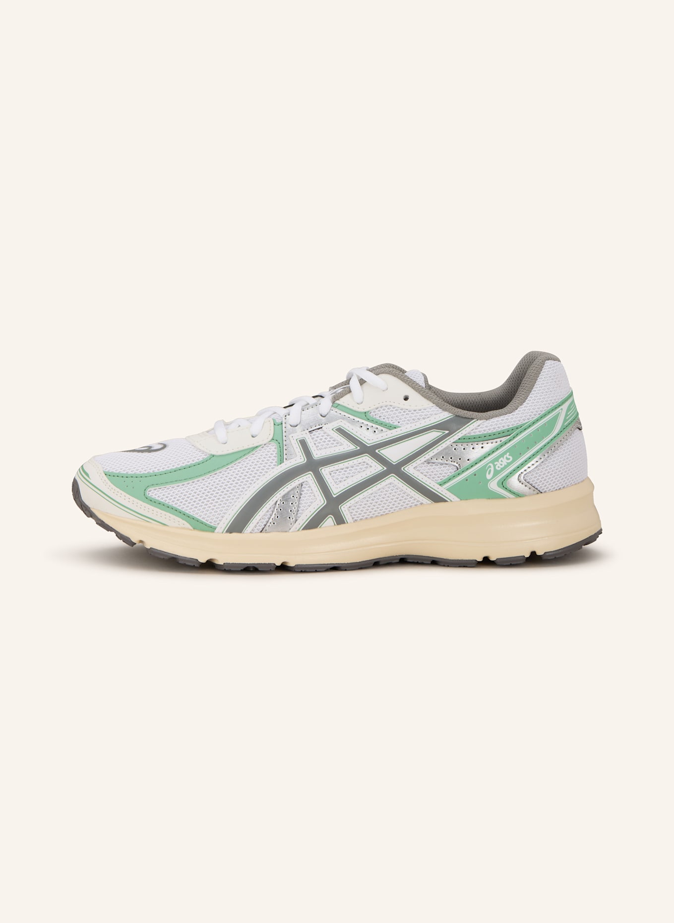 ASICS Sneaker JOG 100S: WEISS / MINT / GRAU