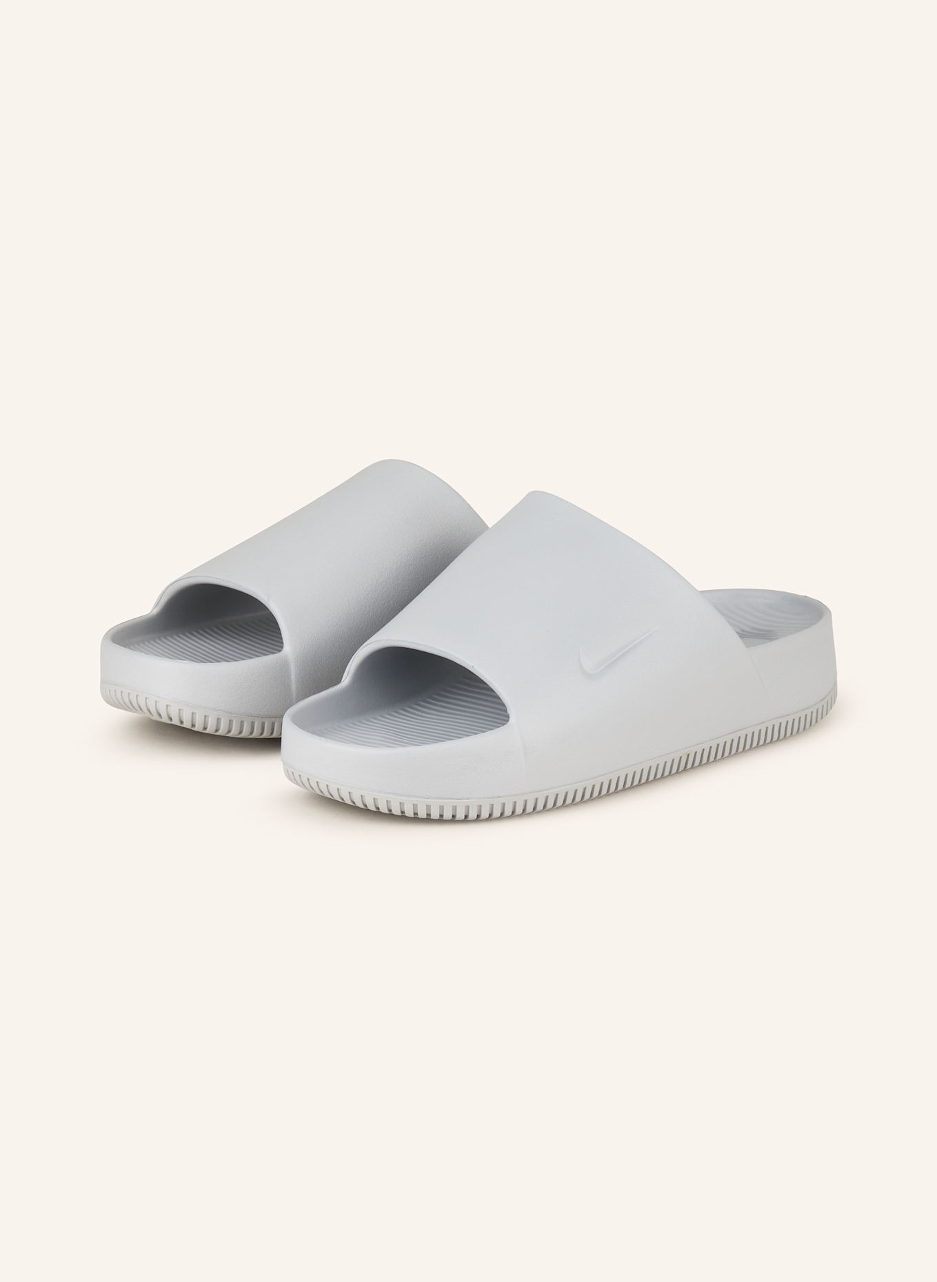 Nike Pantoletten CALM SLIDE: GRAU