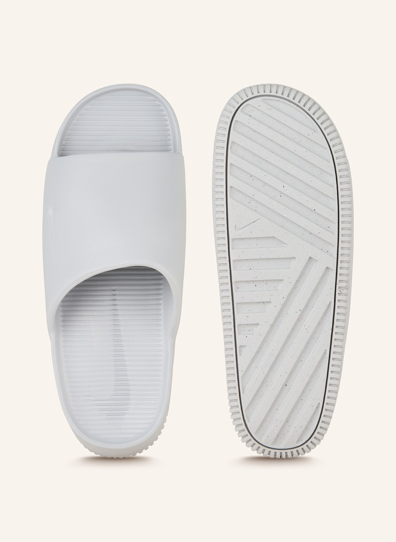 Nike Pantoletten CALM SLIDE: GRAU