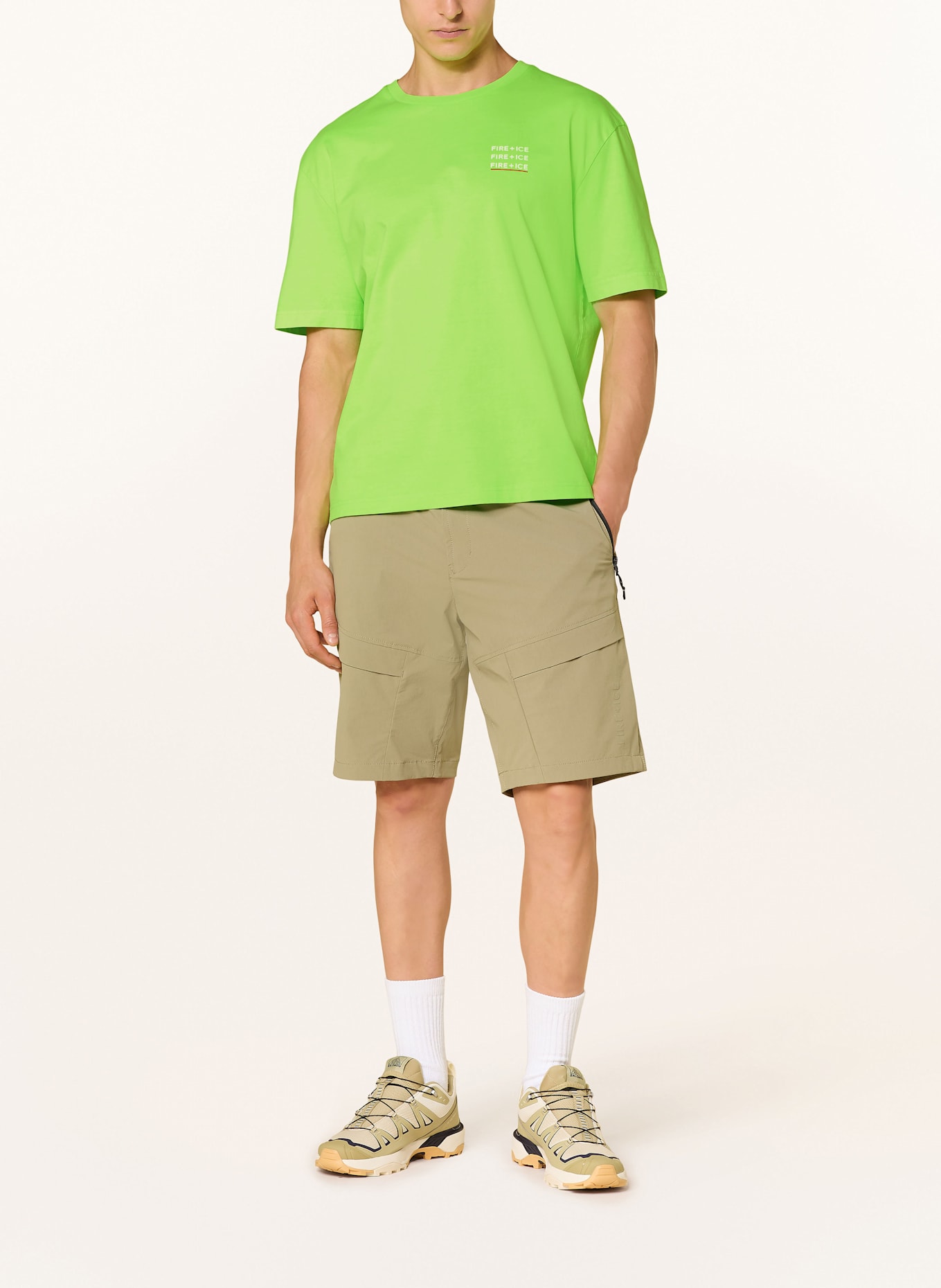 FIRE+ICE T-shirt AVAN: NEON GREEN