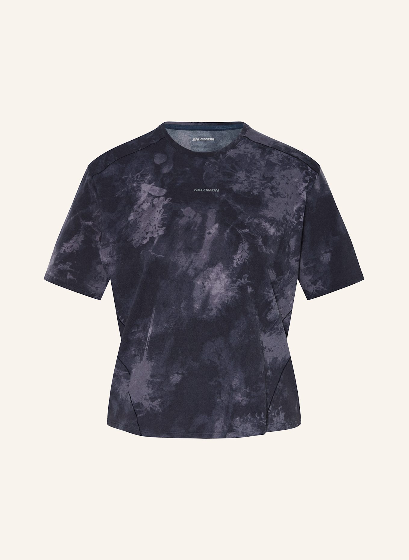 SALOMON T-Shirt TRACKLINE: DUNKELBLAU