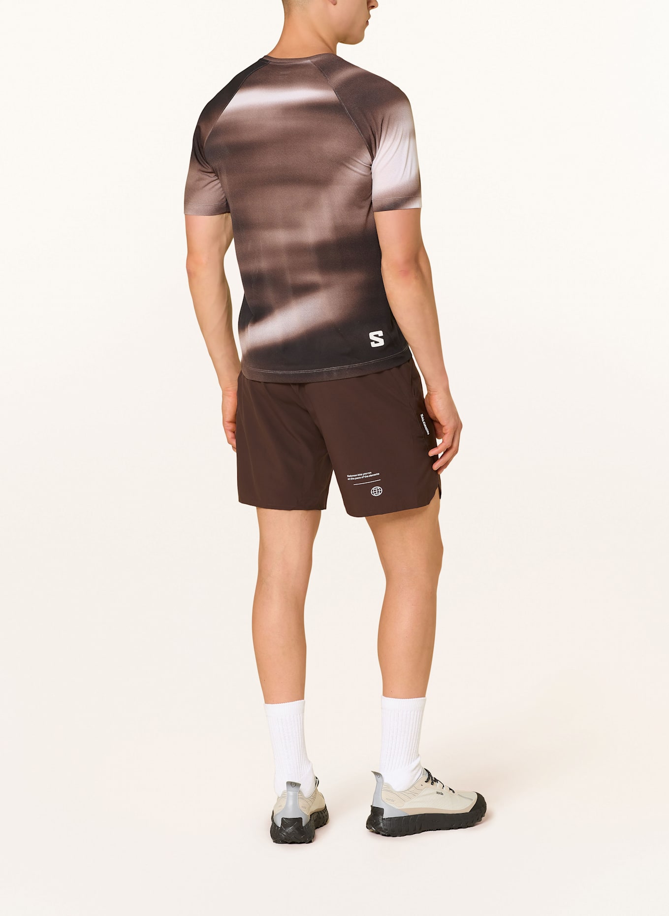 SALOMON Laufshorts SHAKEOUT: DUNKELBRAUN