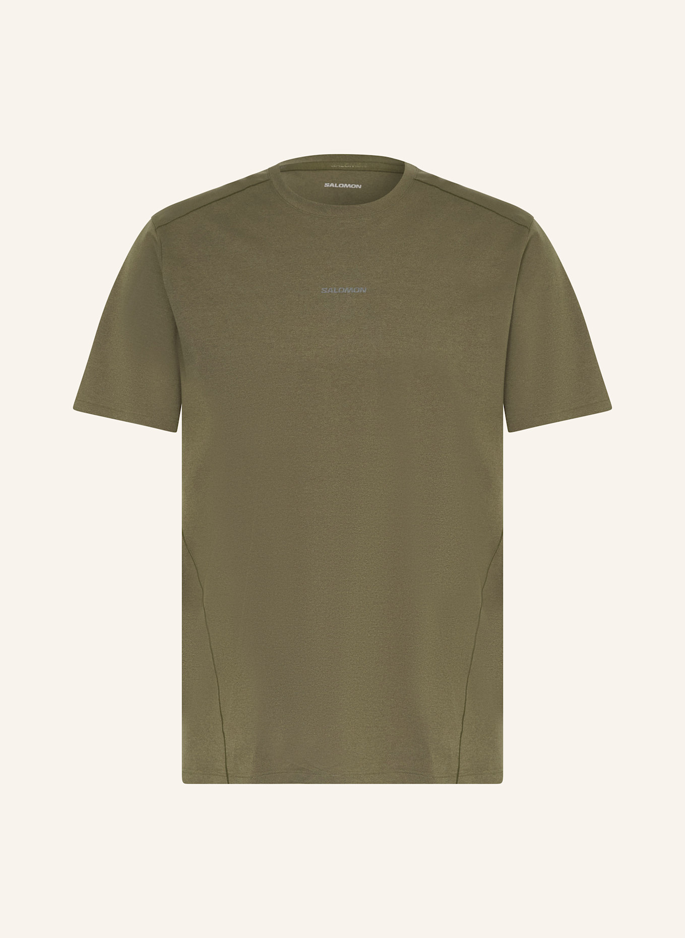 SALOMON T-Shirt TRACKLINE: KHAKI