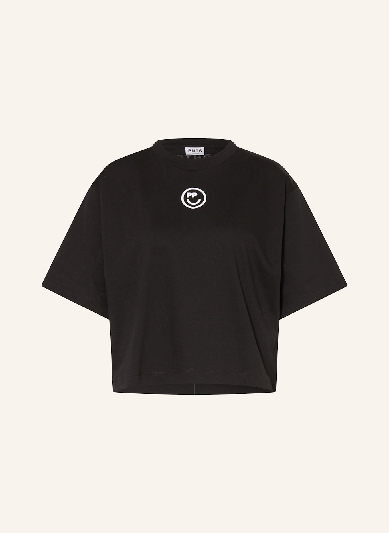 PNTS T-shirt SMILE: BLACK