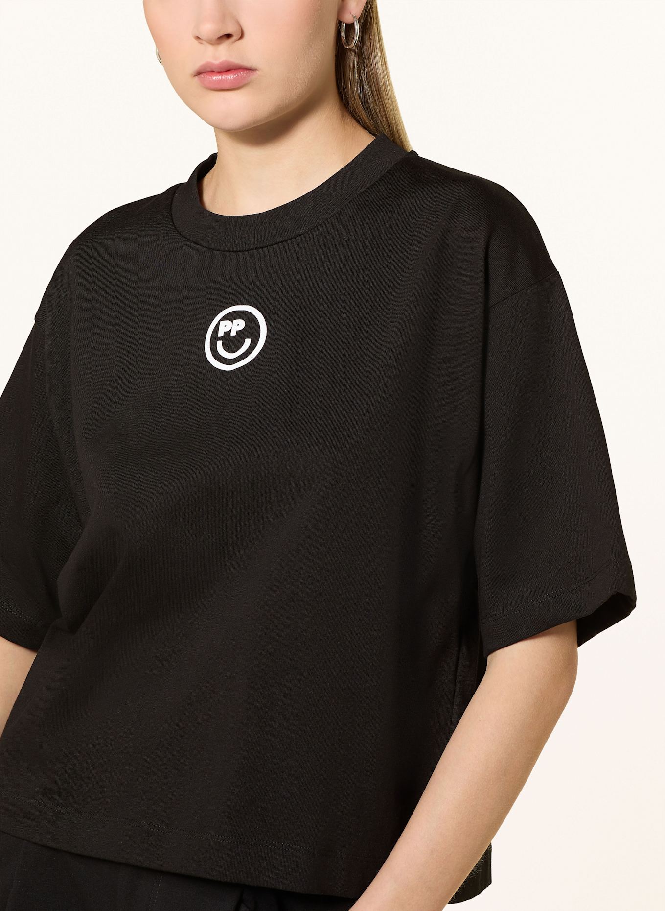 PNTS T-shirt SMILE: BLACK