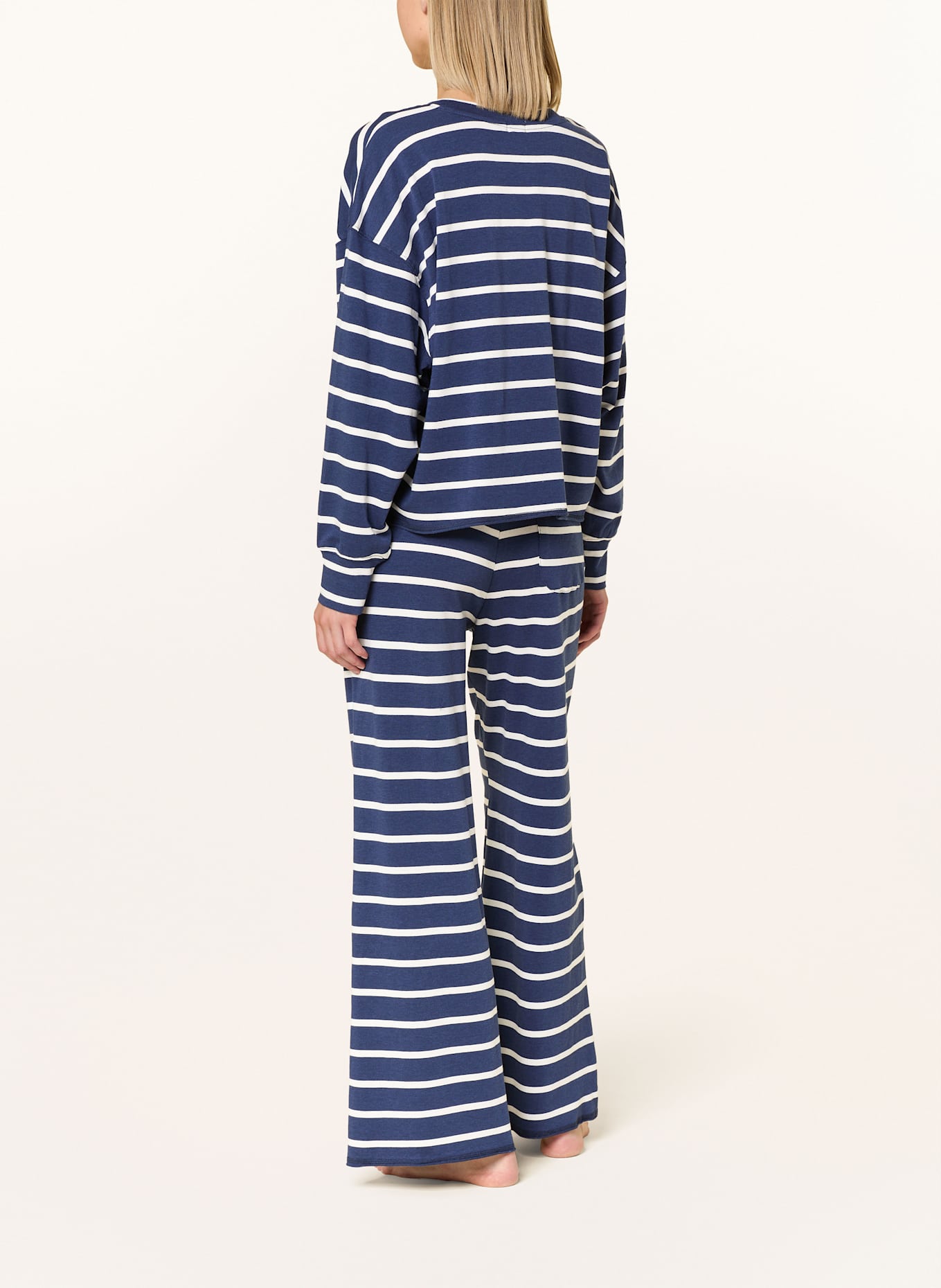 POLO RALPH LAUREN Lounge set: DARK BLUE / WHITE