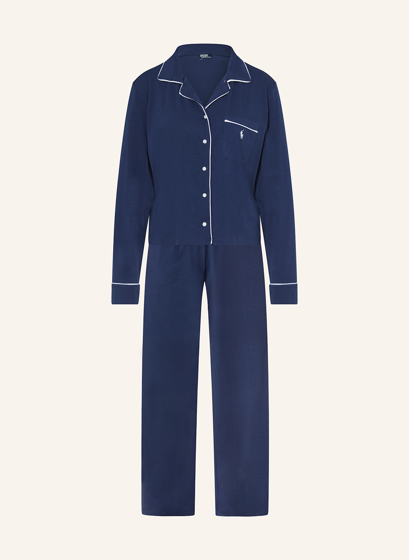 POLO RALPH LAUREN Schlafanzug: DUNKELBLAU