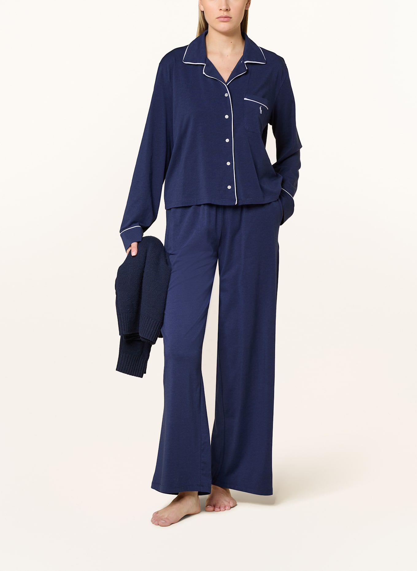 POLO RALPH LAUREN Schlafanzug: DUNKELBLAU