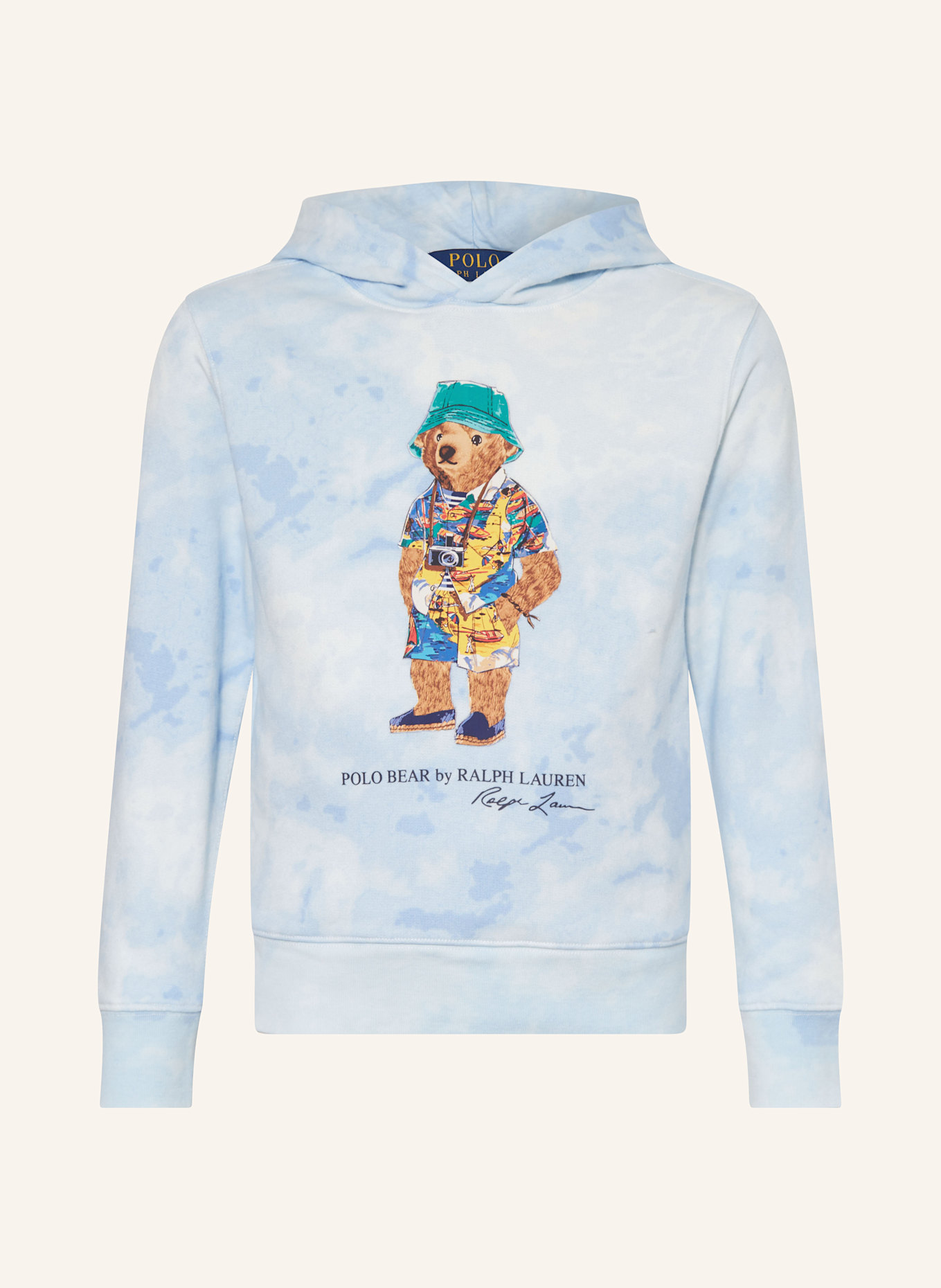 POLO RALPH LAUREN Hoodie: HELLBLAU / BLAU