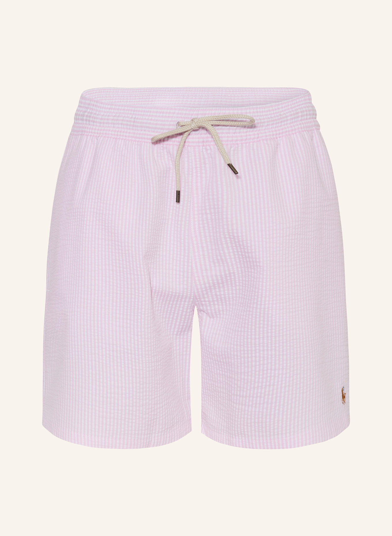 POLO RALPH LAUREN Badeshorts: HELLROSA/ WEISS