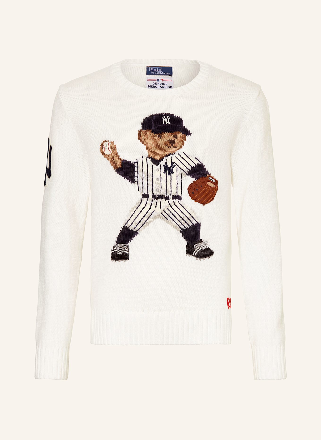 POLO RALPH LAUREN Pullover: WEISS