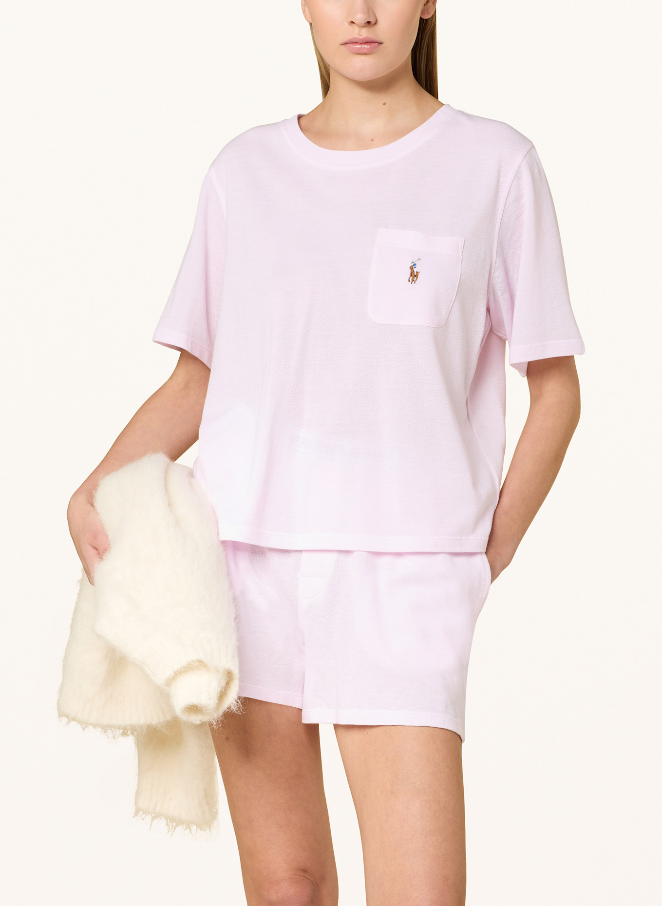 POLO RALPH LAUREN Shorty-pyjama: ROSE CLAIR