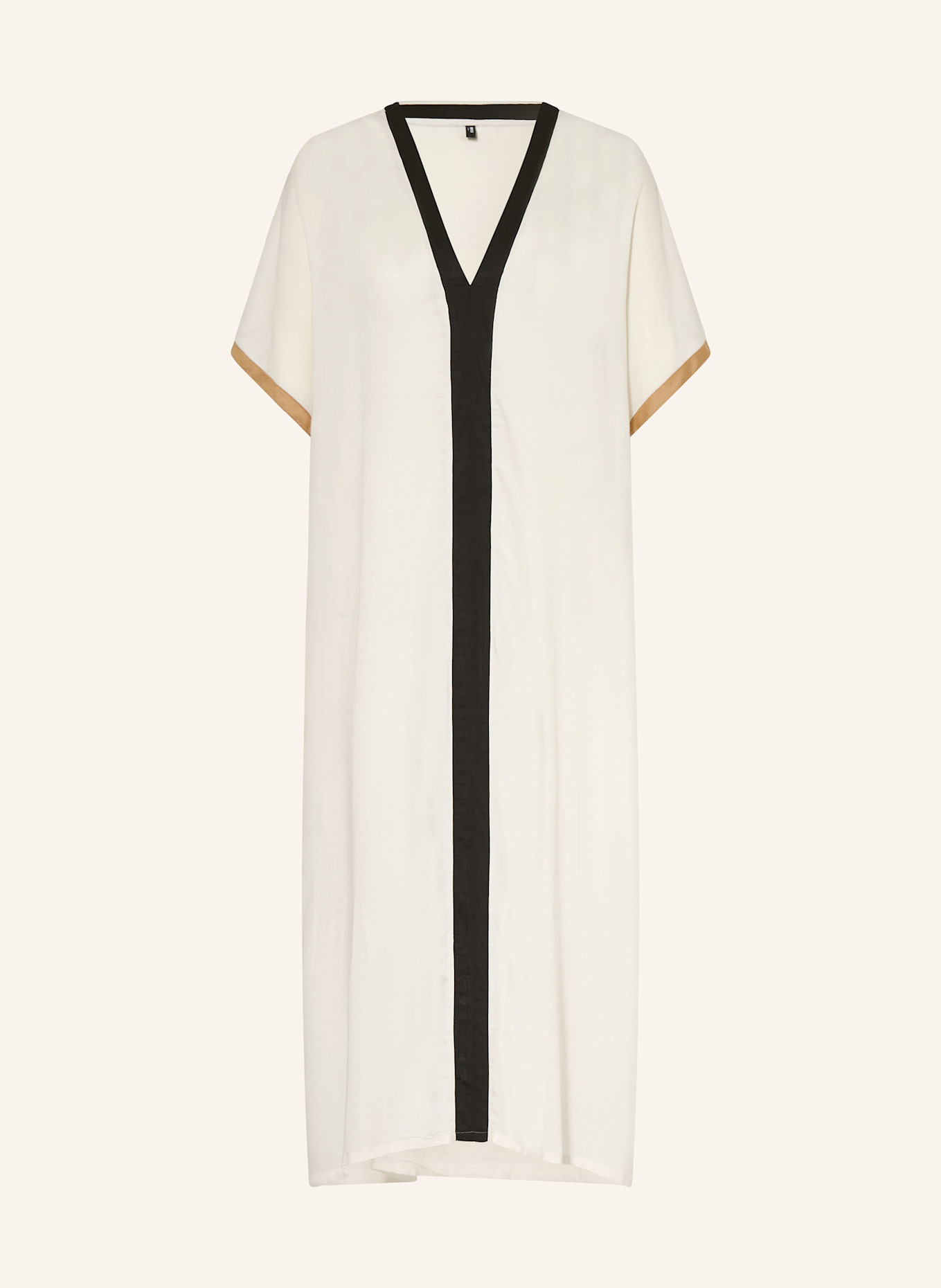 BOSS Strandkleid: WEISS/ DUNKELBLAU