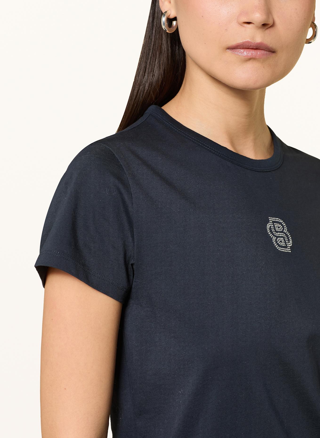 BOSS T-Shirt EVENTSA: DUNKELBLAU