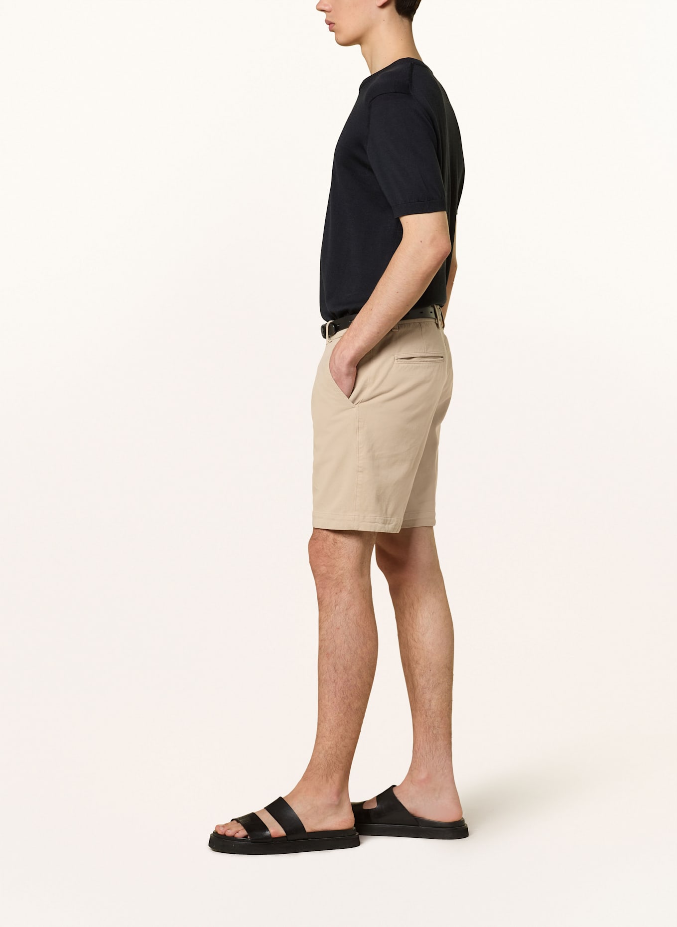 BOSS Chinoshorts Slim Fit: BEIGE