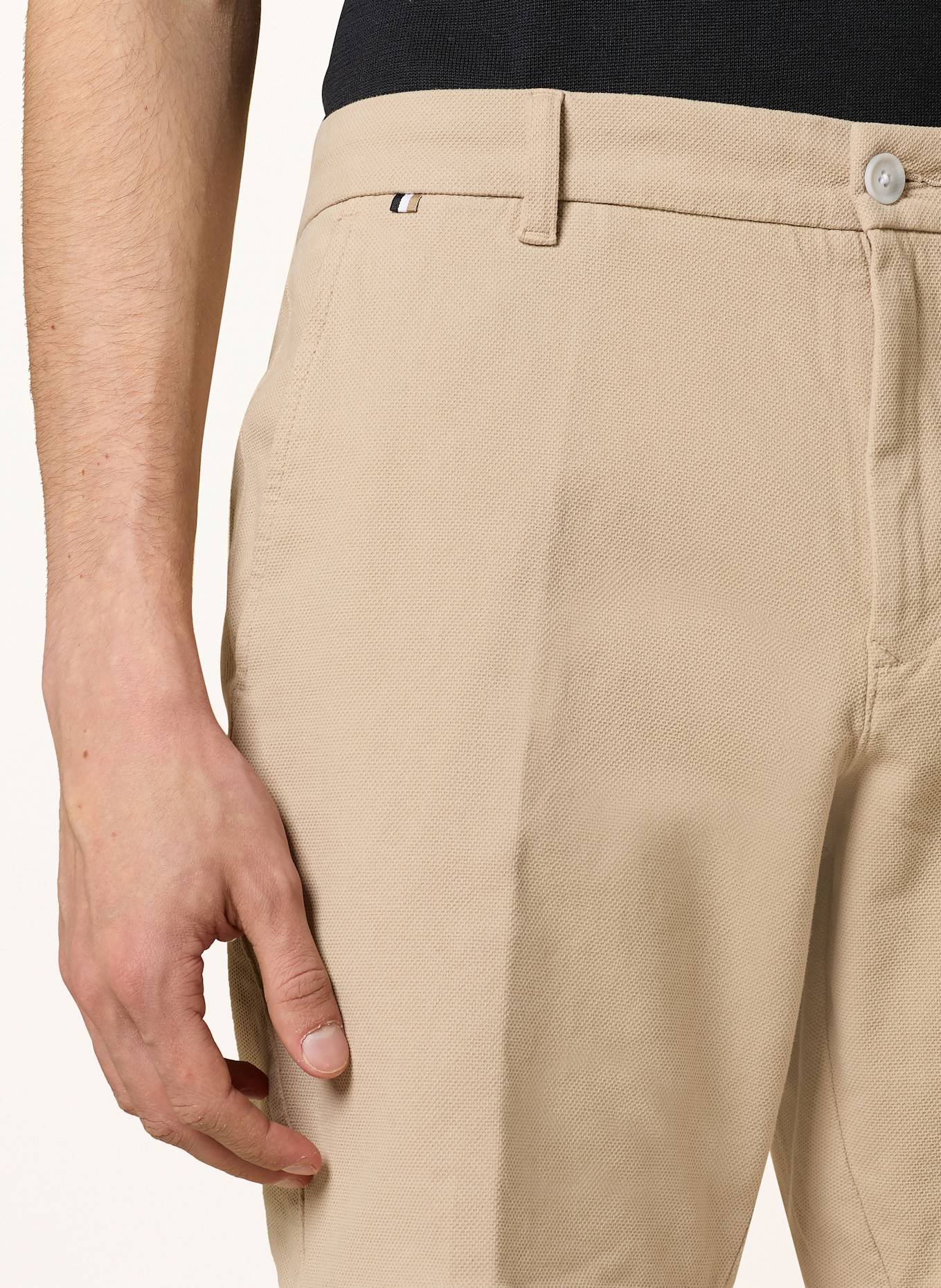 BOSS Chinoshorts Slim Fit: BEIGE