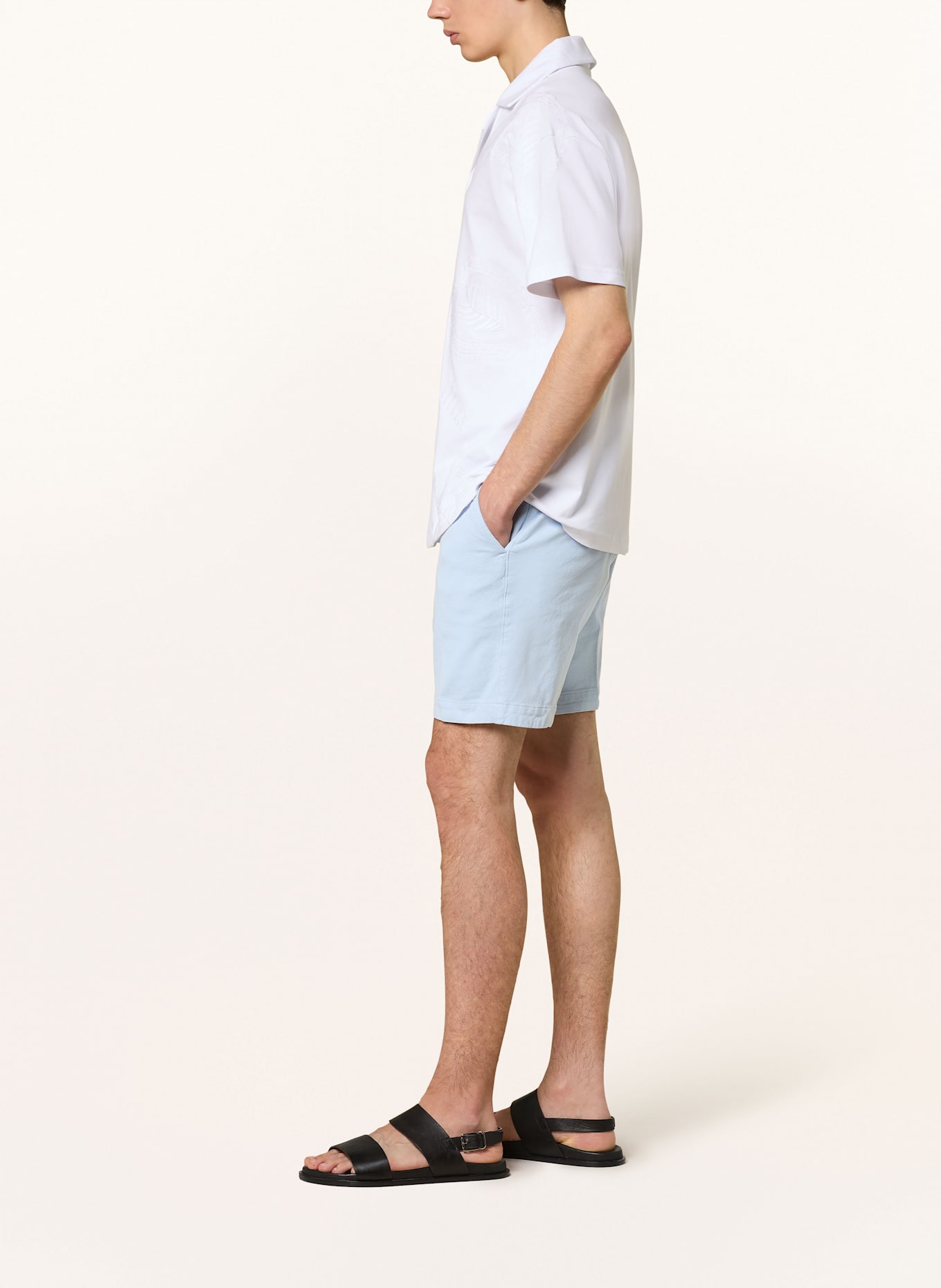 BOSS Chinoshorts Slim Fit: HELLBLAU