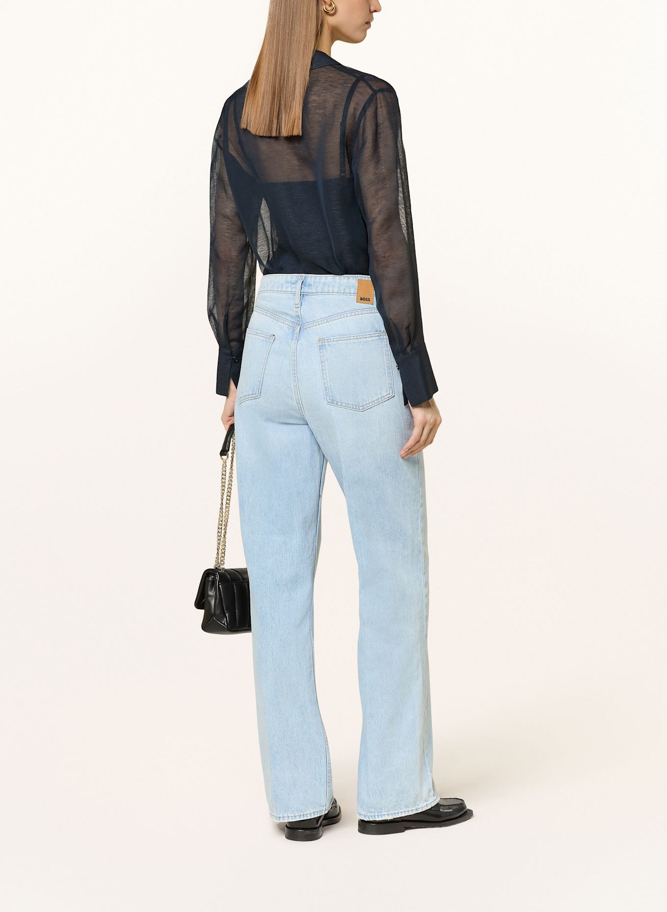 BOSS Boyfriend Jeans CROSSROAD SUPER: 462 OPEN BLUE