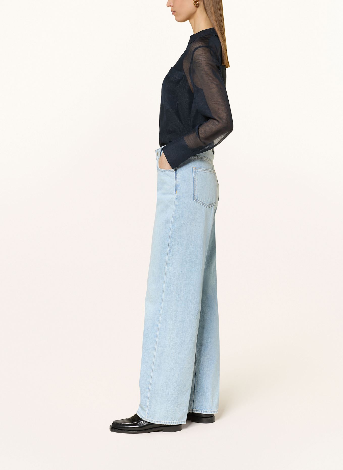BOSS Boyfriend Jeans CROSSROAD SUPER: 462 OPEN BLUE