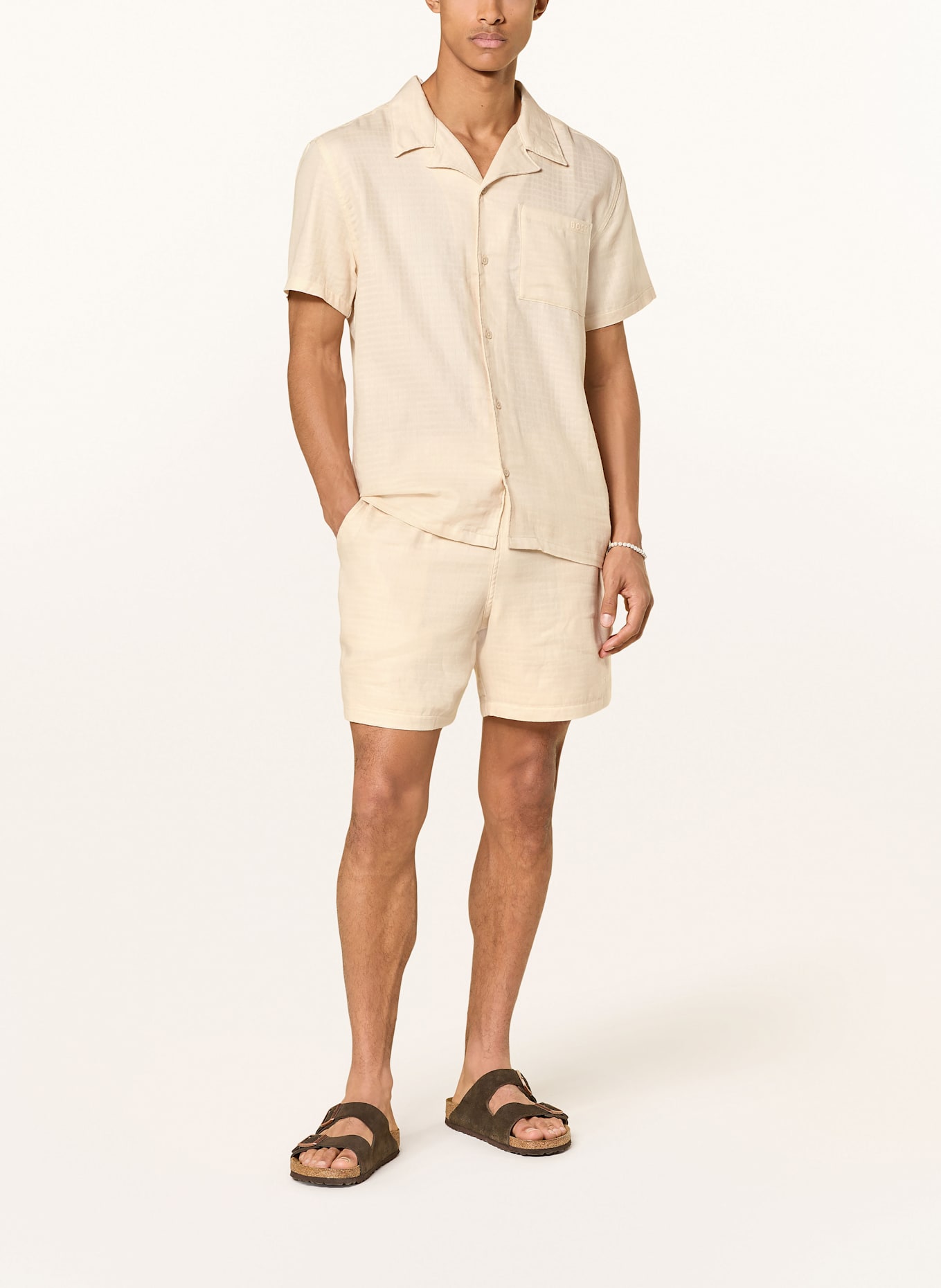BOSS Shorts VIDA: ECRU
