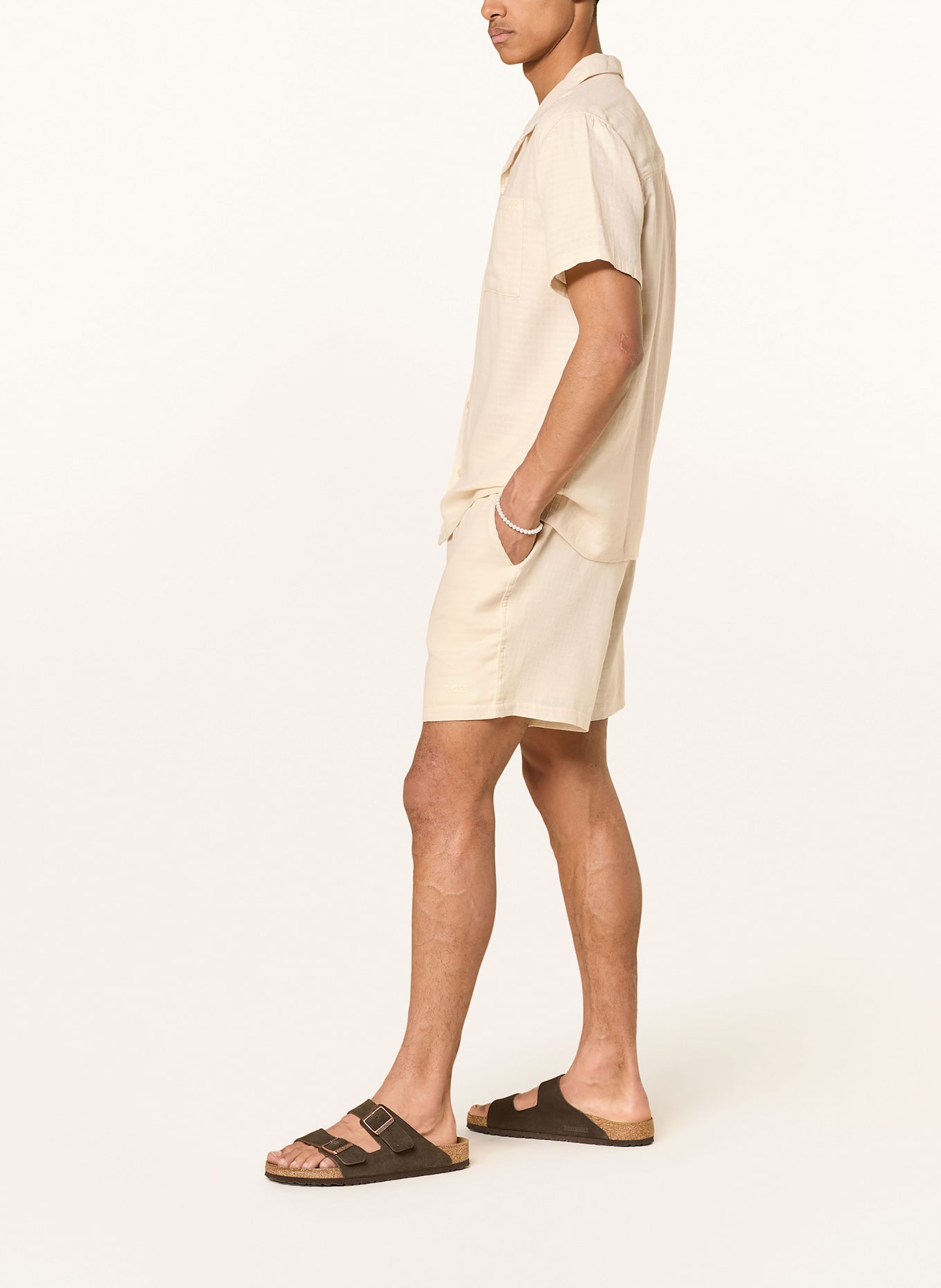 BOSS Shorts VIDA: ECRU