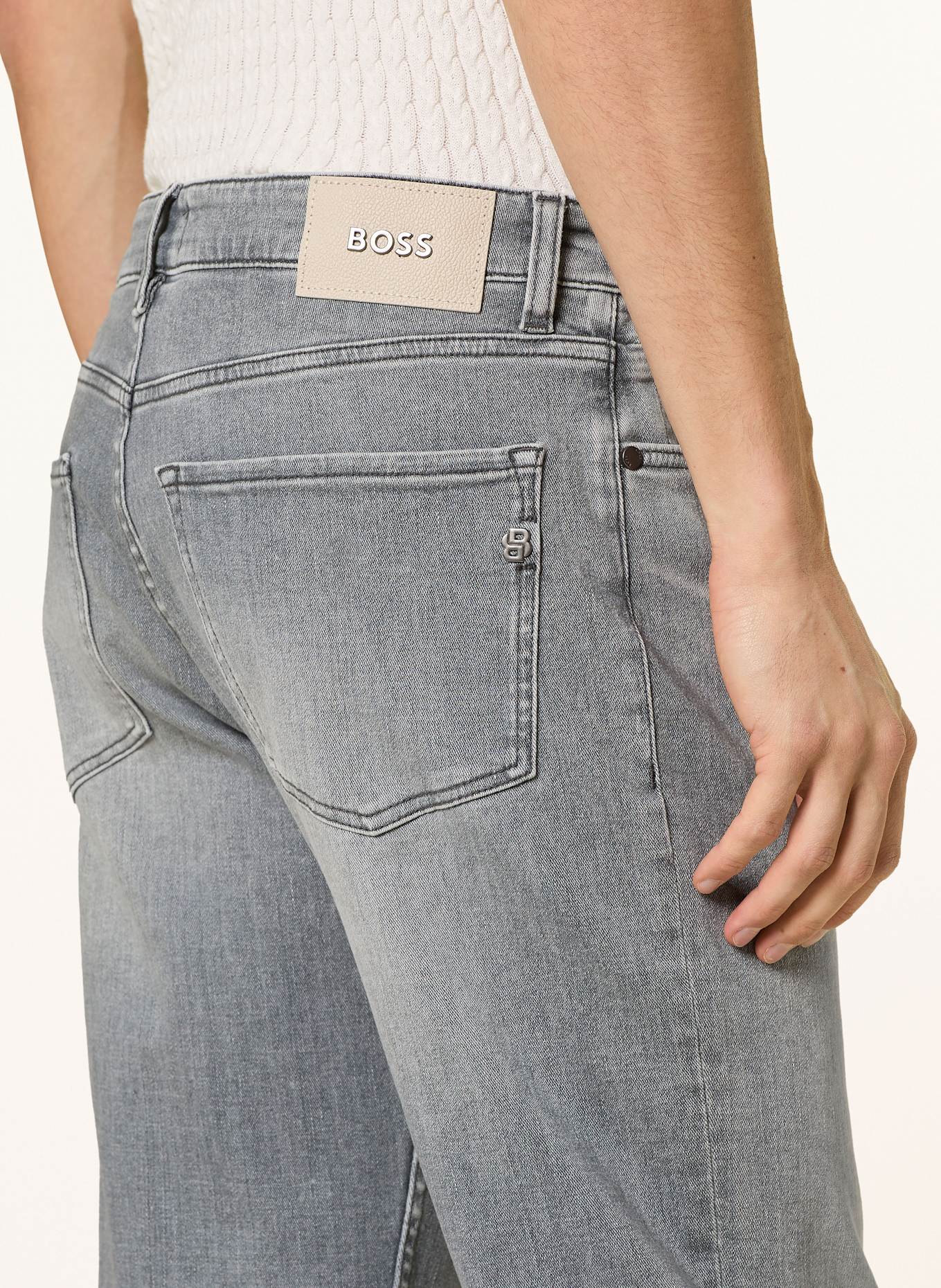 BOSS Jeans RE.MAINE Regular Fit: 040 SILVER
