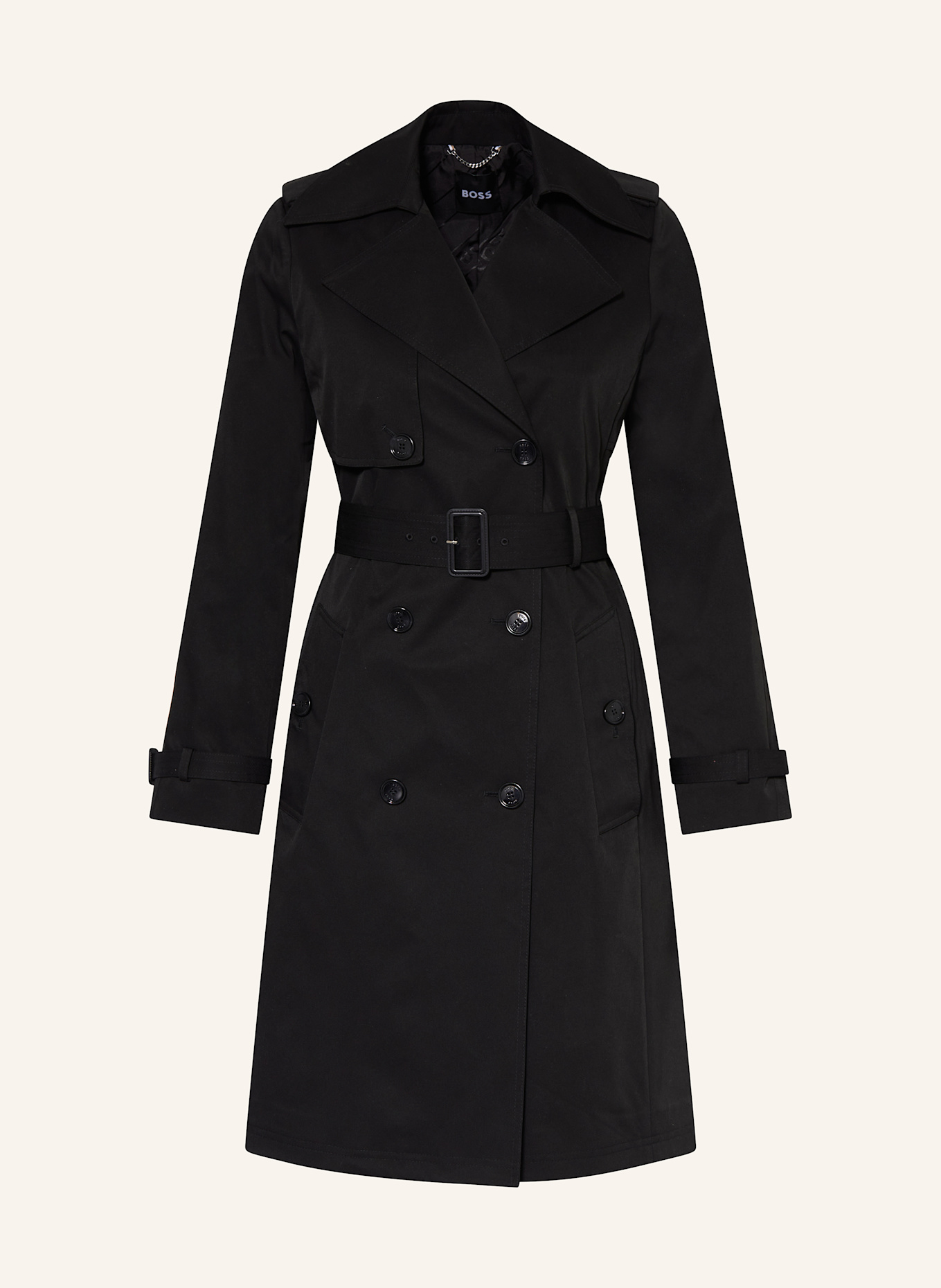 BOSS Trenchcoat CONRY: SCHWARZ