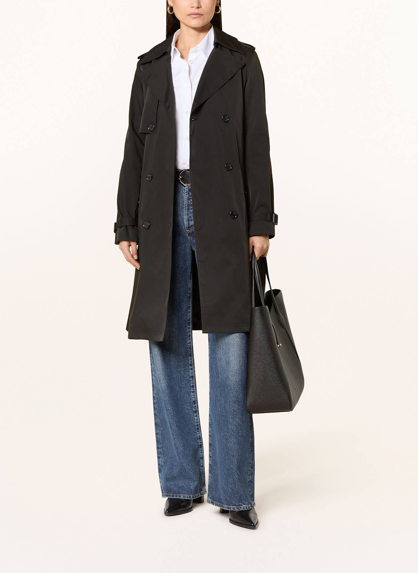BOSS Trenchcoat CONRY: SCHWARZ