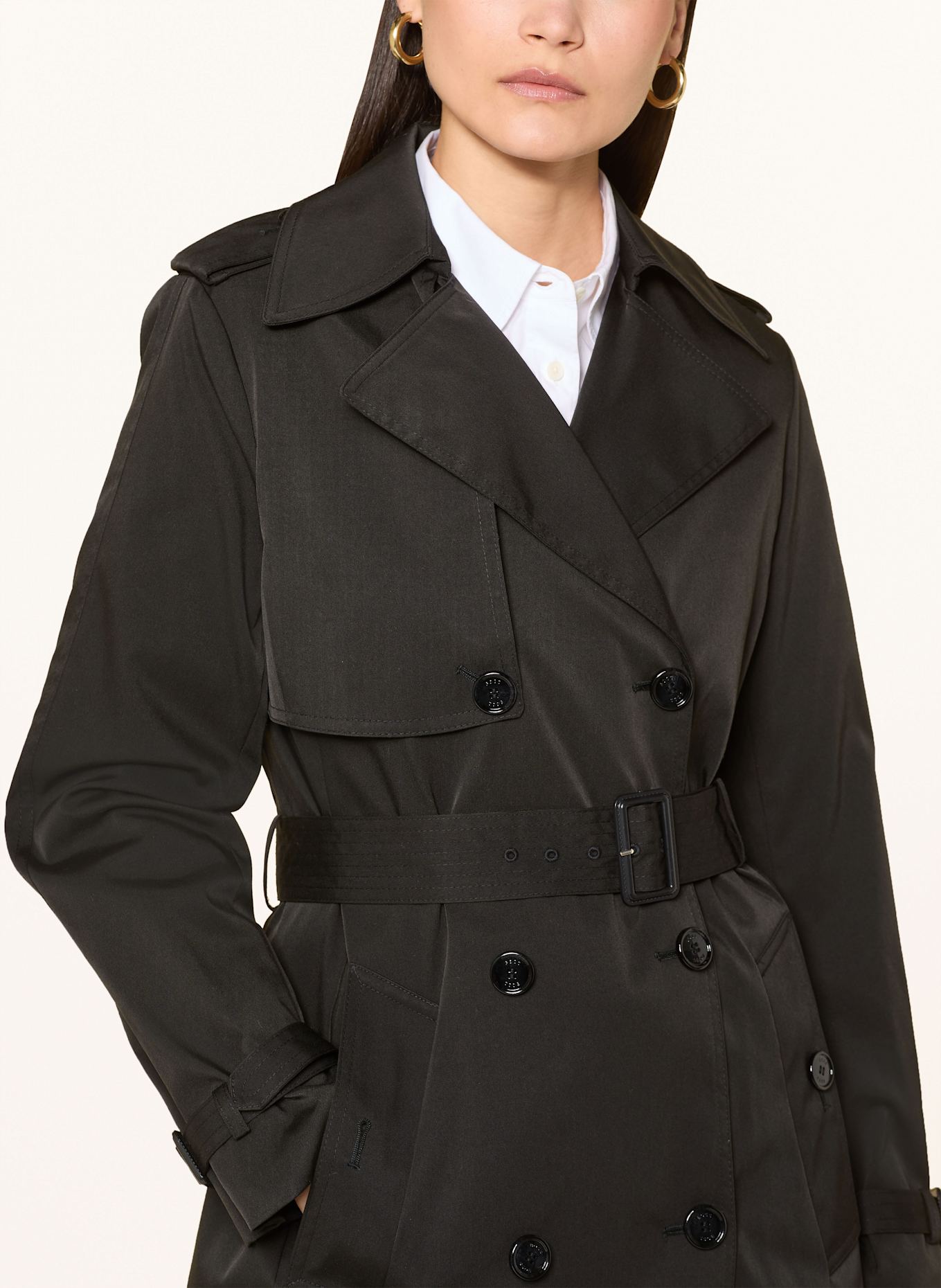 BOSS Trenchcoat CONRY: SCHWARZ