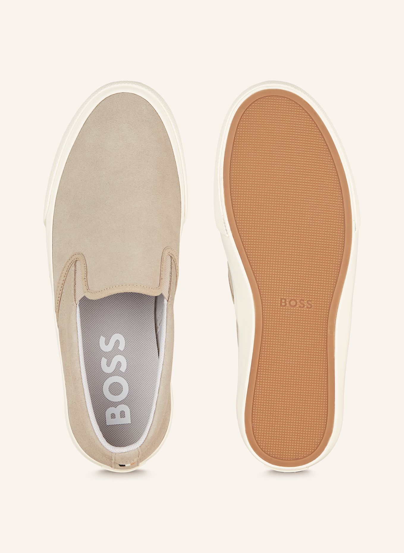 BOSS Slip-on-Sneaker AIDEN: BEIGE