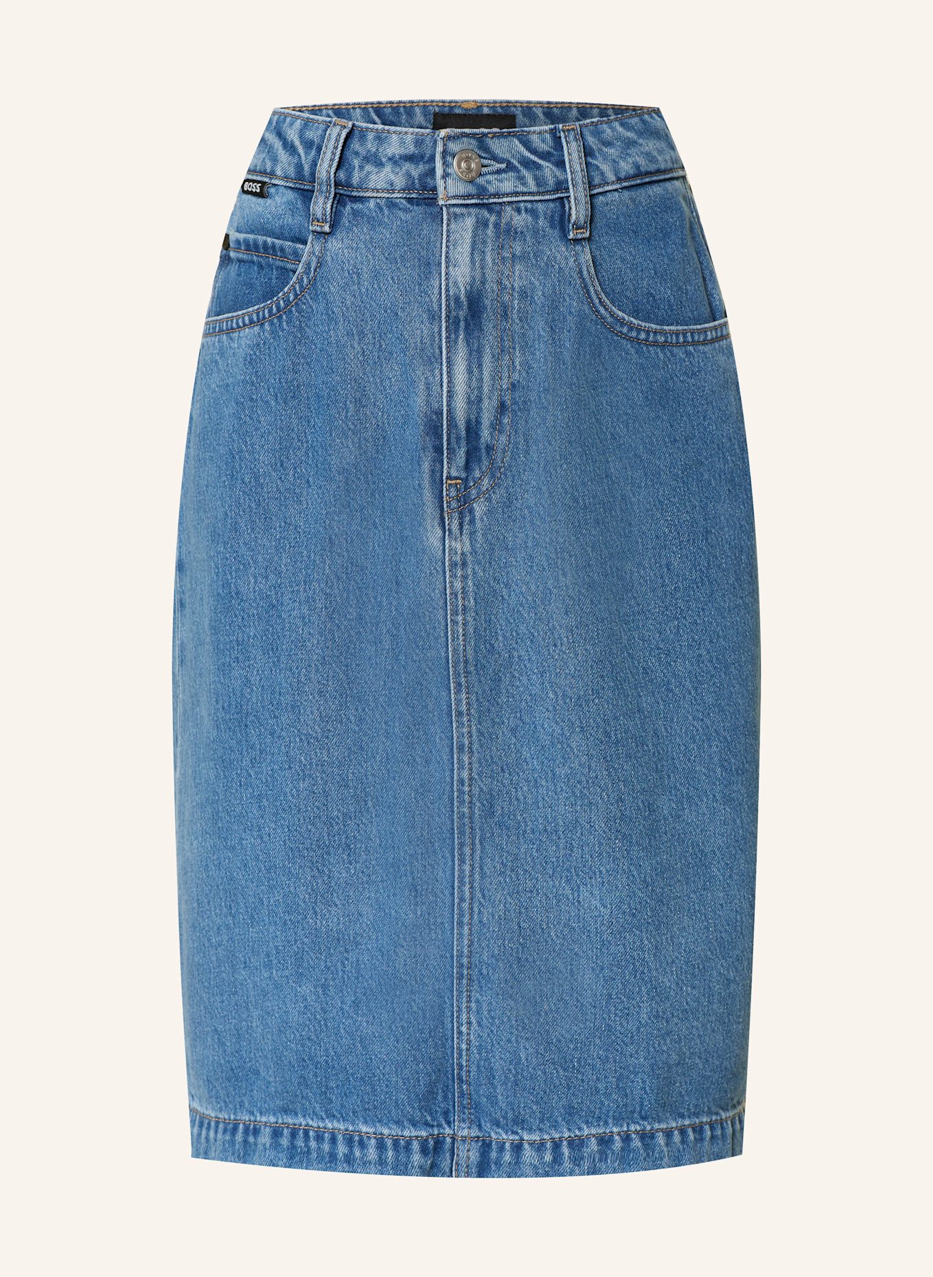BOSS Jeansrock COBALTIDE: 463 OPEN BLUE