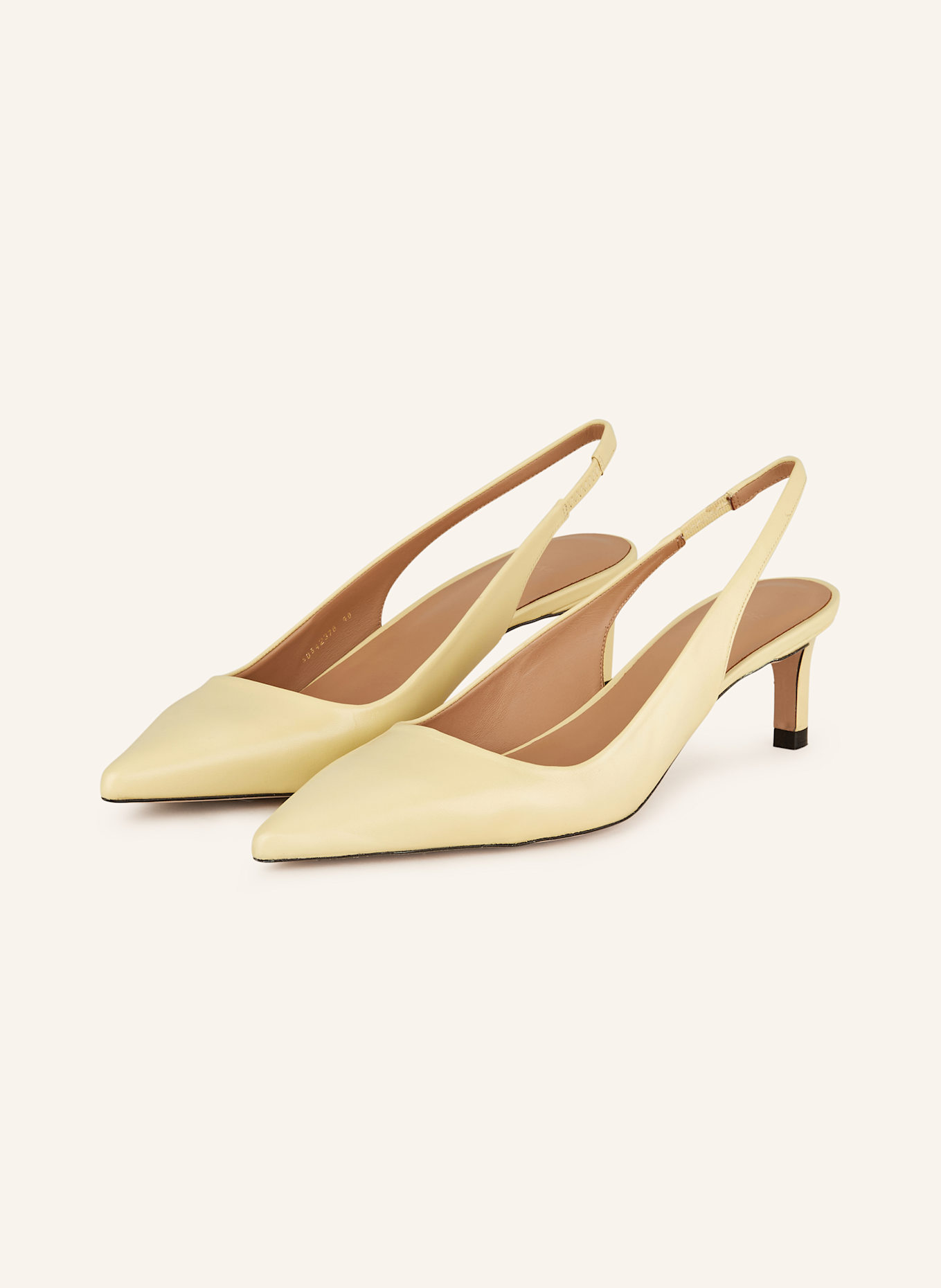 BOSS Slingpumps JANET, Farbe: HELLGELB (Bild 1)