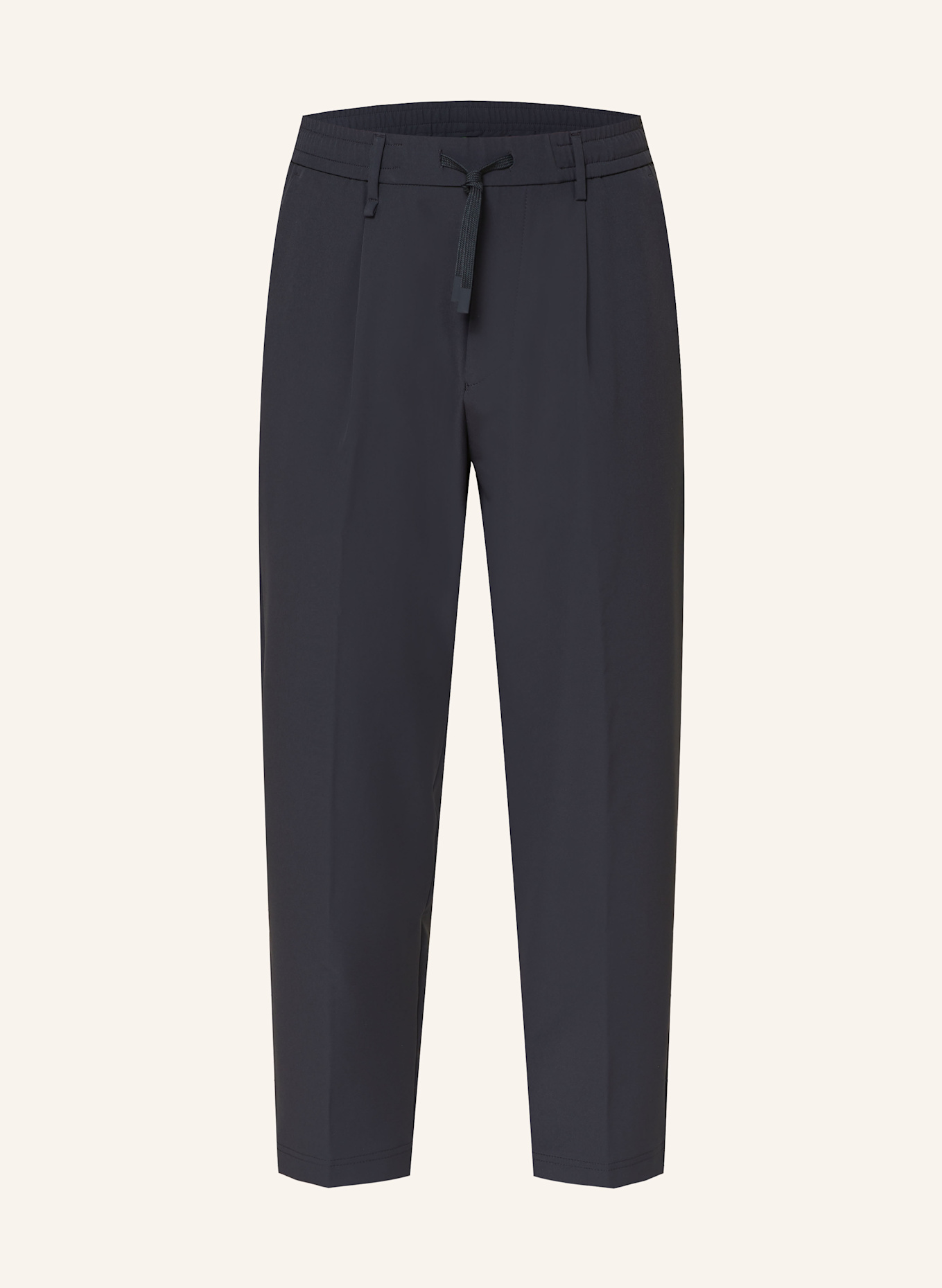 BOSS Chino T_CONVERT-PLEAT Tapered Fit: DUNKELBLAU