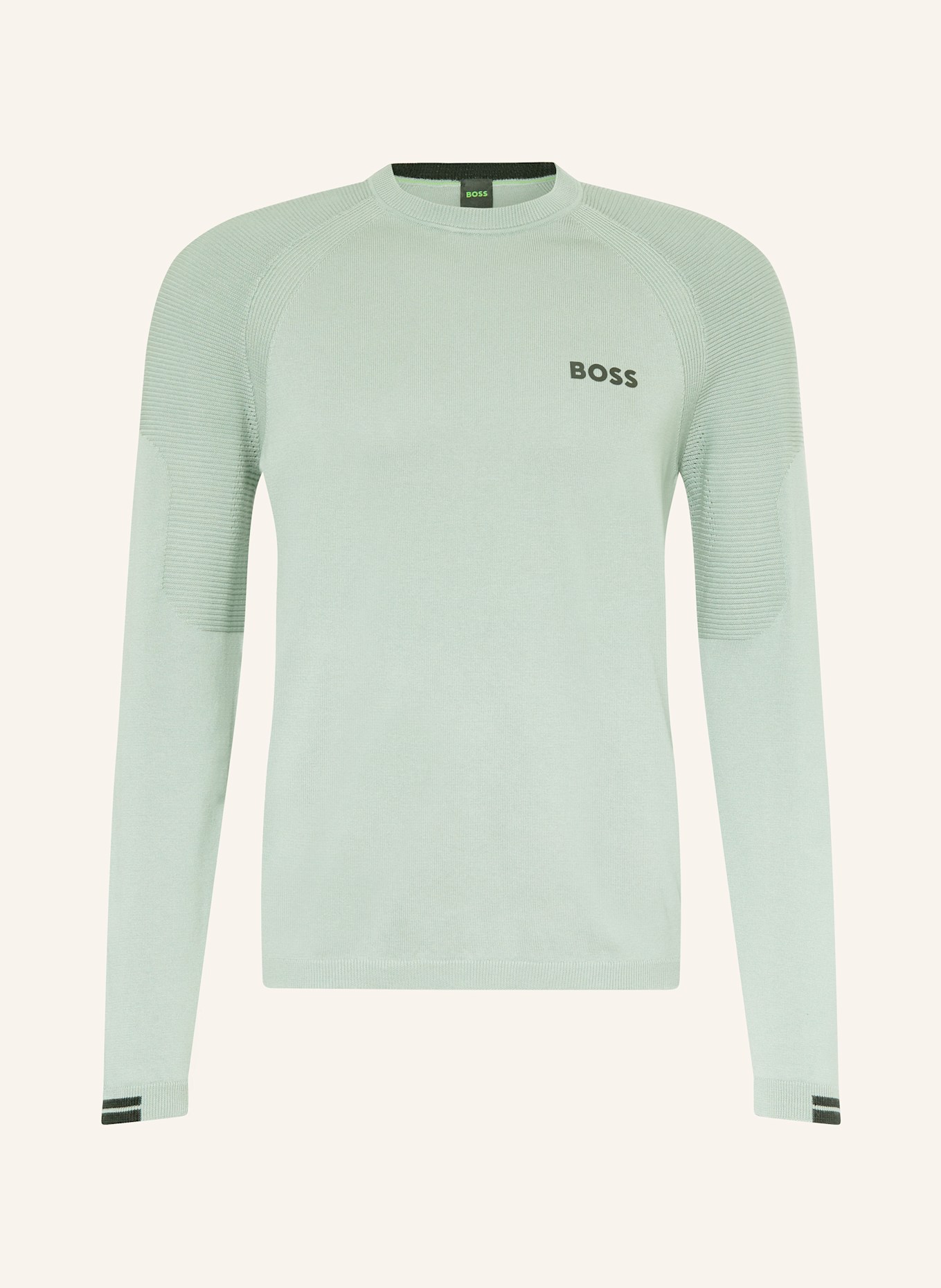 BOSS Pullover PERFORM MAX: HELLGRÜN