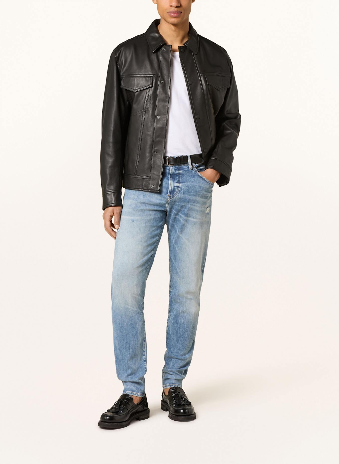 BOSS Džíny ONYX Slim Taper Fit: 434 BRIGHT BLUE