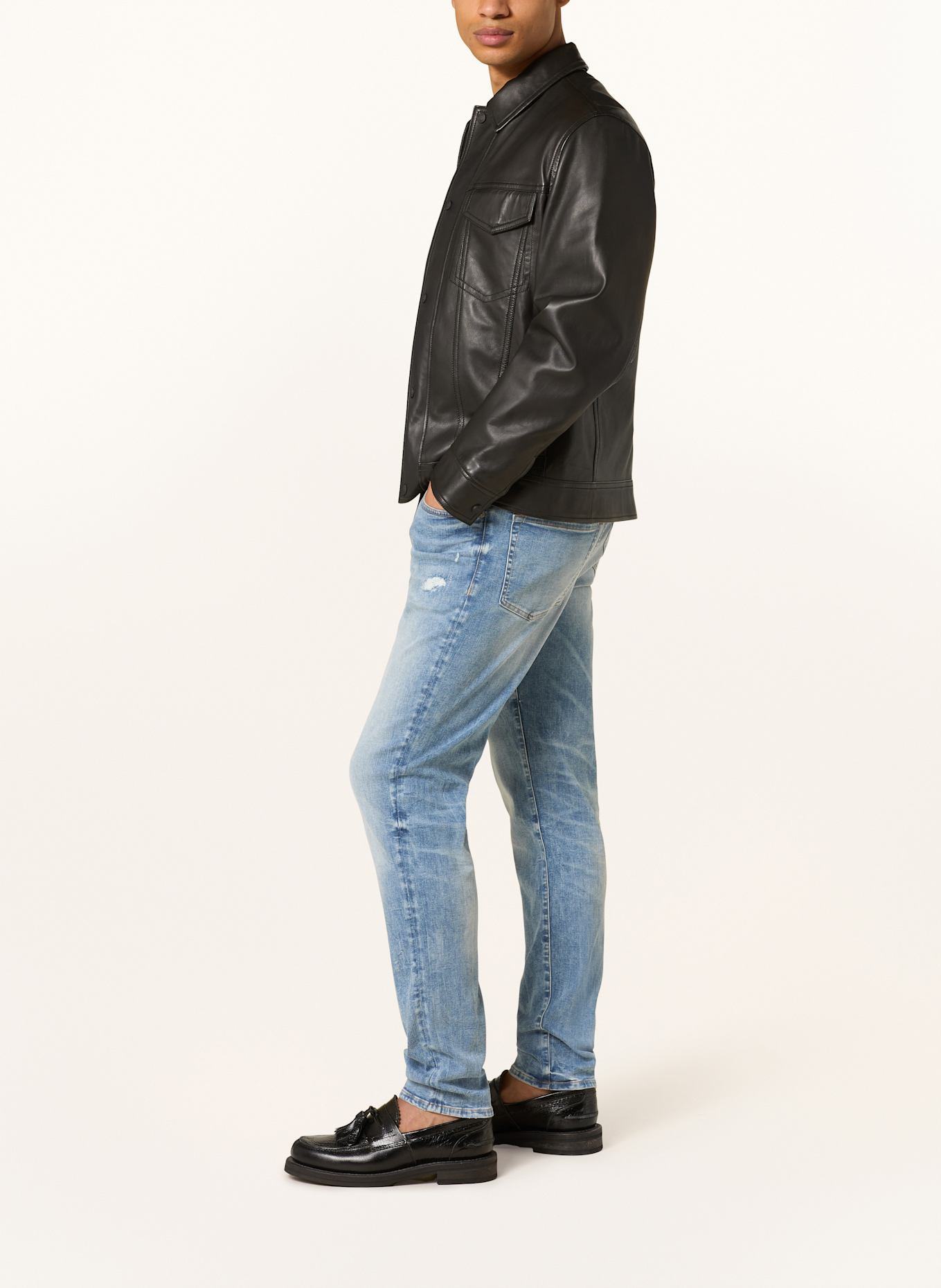 BOSS Džíny ONYX Slim Taper Fit: 434 BRIGHT BLUE